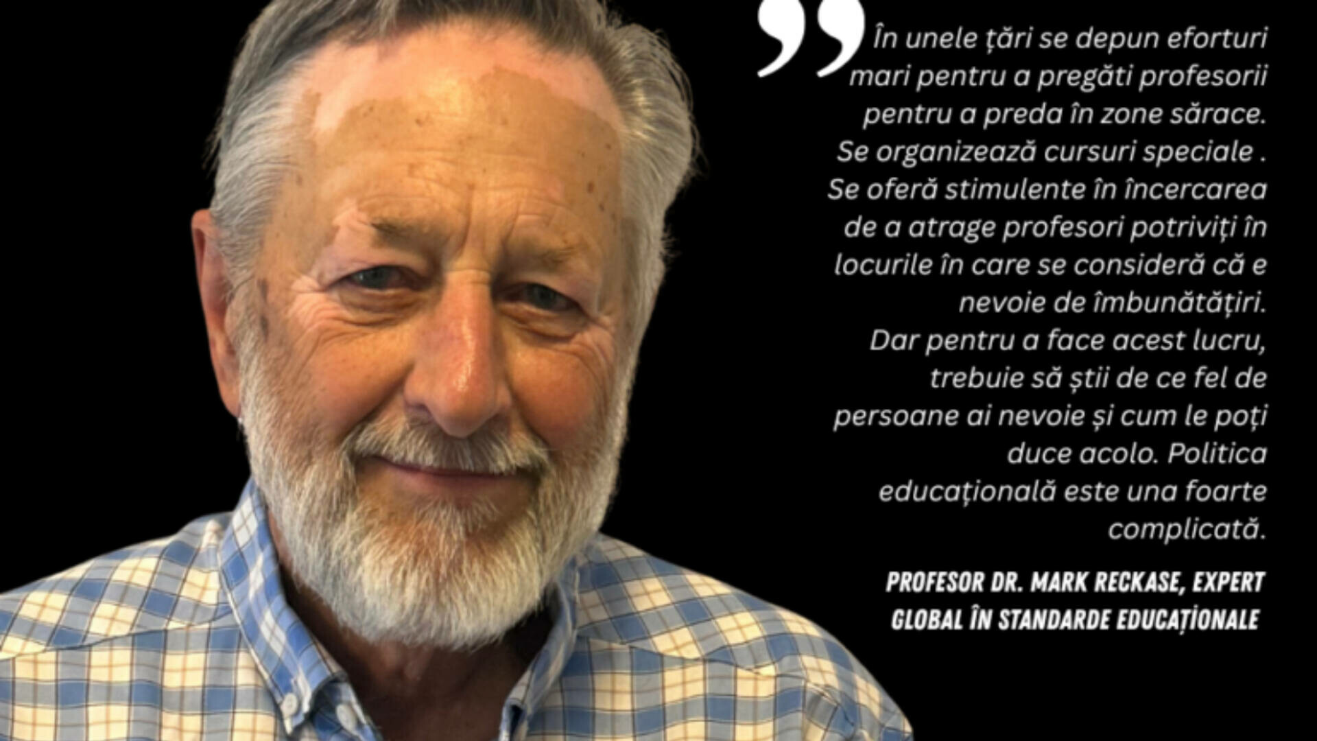 Un specialist de top în testare standard vine cu soluții pentru educația din România - Interviu