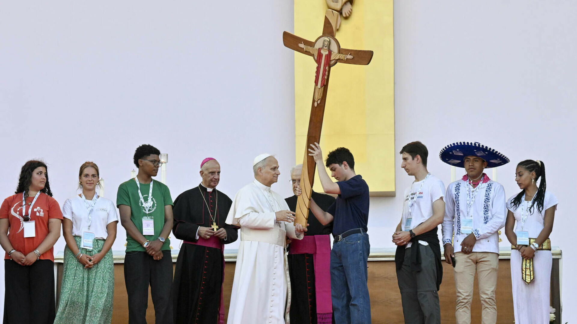 Papa Leon a participat la primul său mare eveniment de când a devenit suveran pontif. Ce mesaj le-a transmis tinerilor