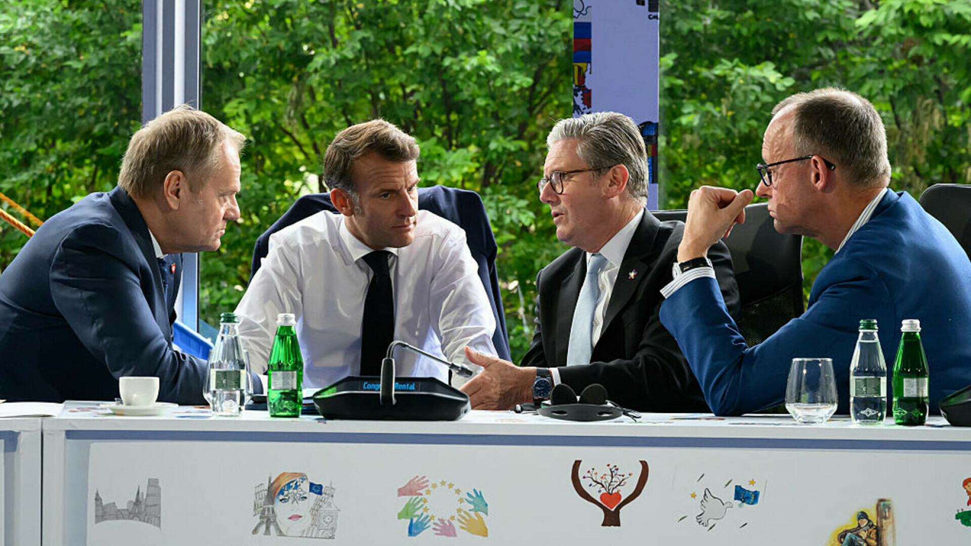 tusk, merz, macron, starmer