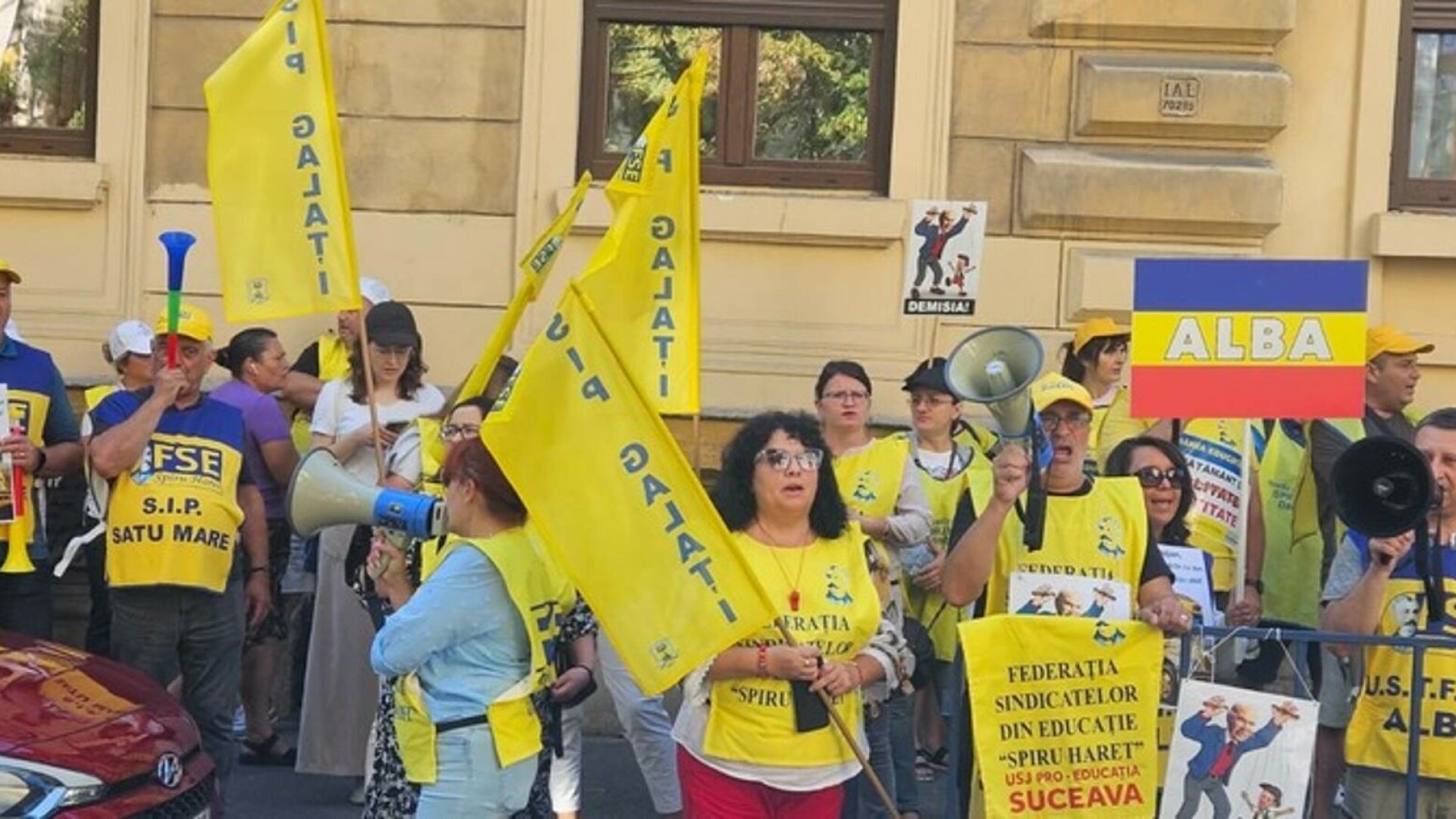 Sindicaliştii din Educaţie