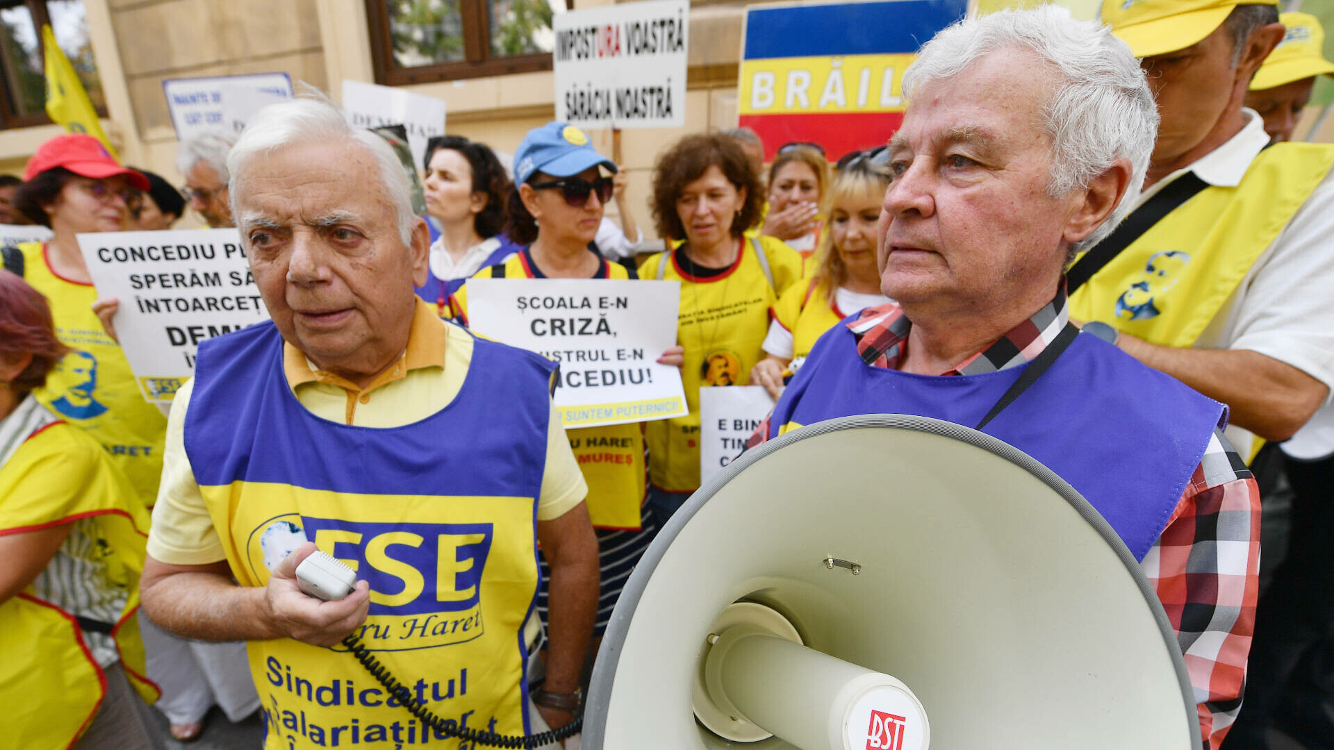 protest educatie sindicalisti