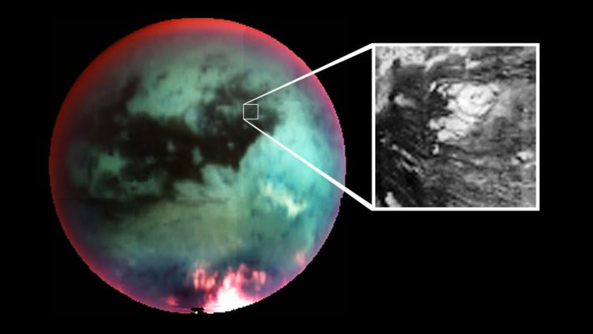 Titan - vulcanii de gheata