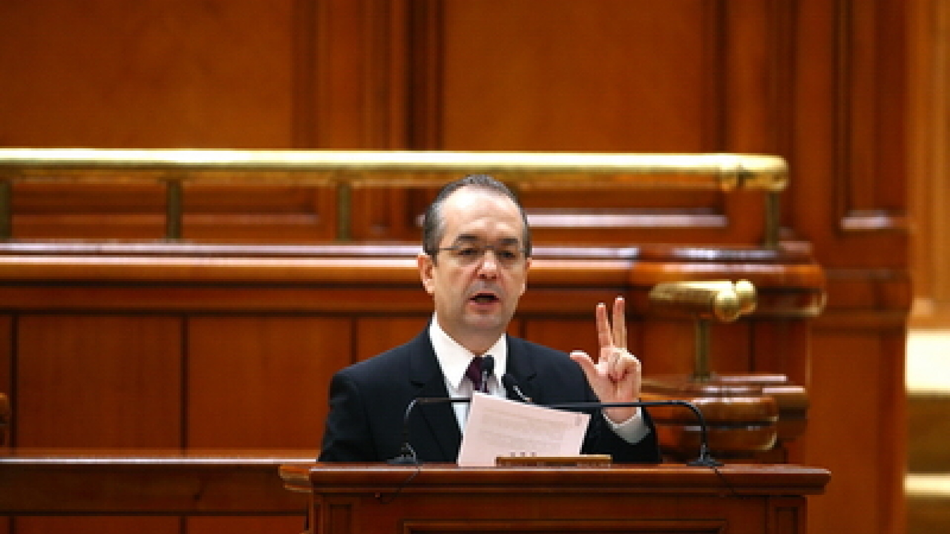 Emil Boc in Parlament