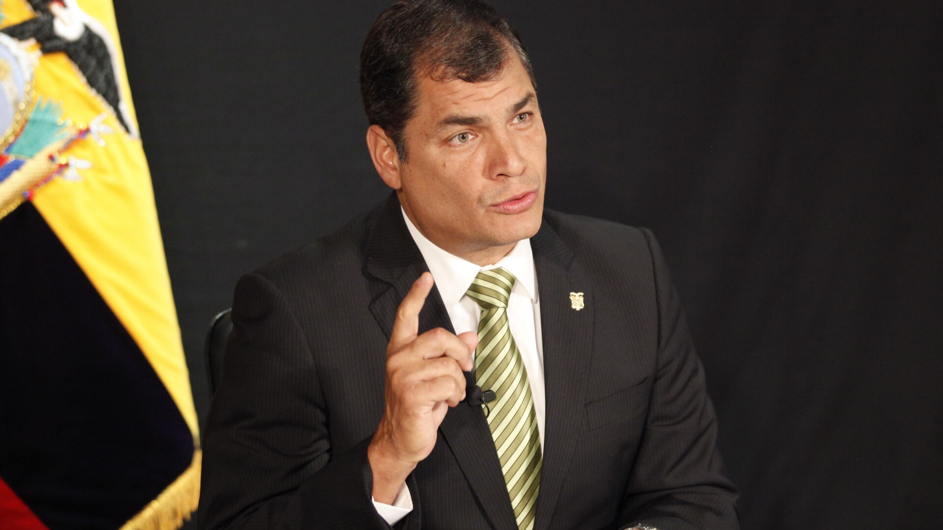 Presedintele Ecuadorului, Rafael Correa