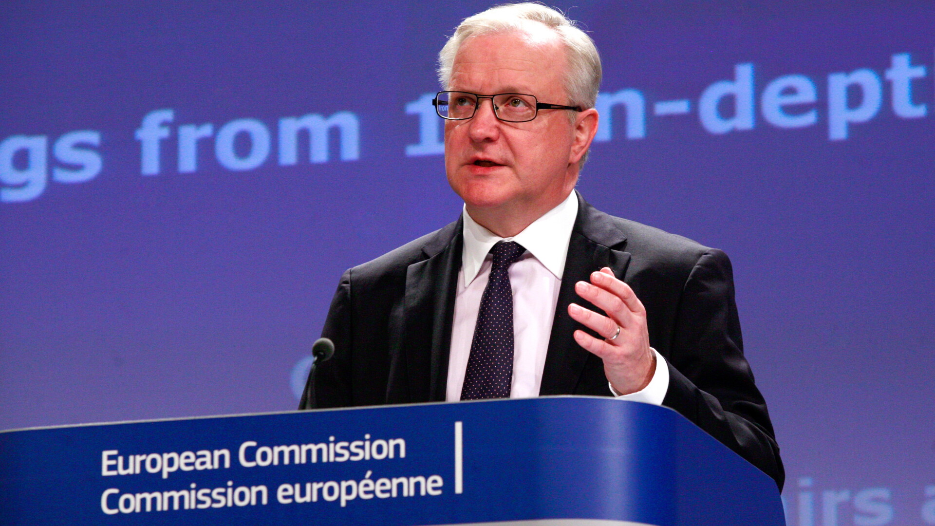Olli Rehn, vicepresedintele Comisiei Europene si Comisar pentru Afaceri economice