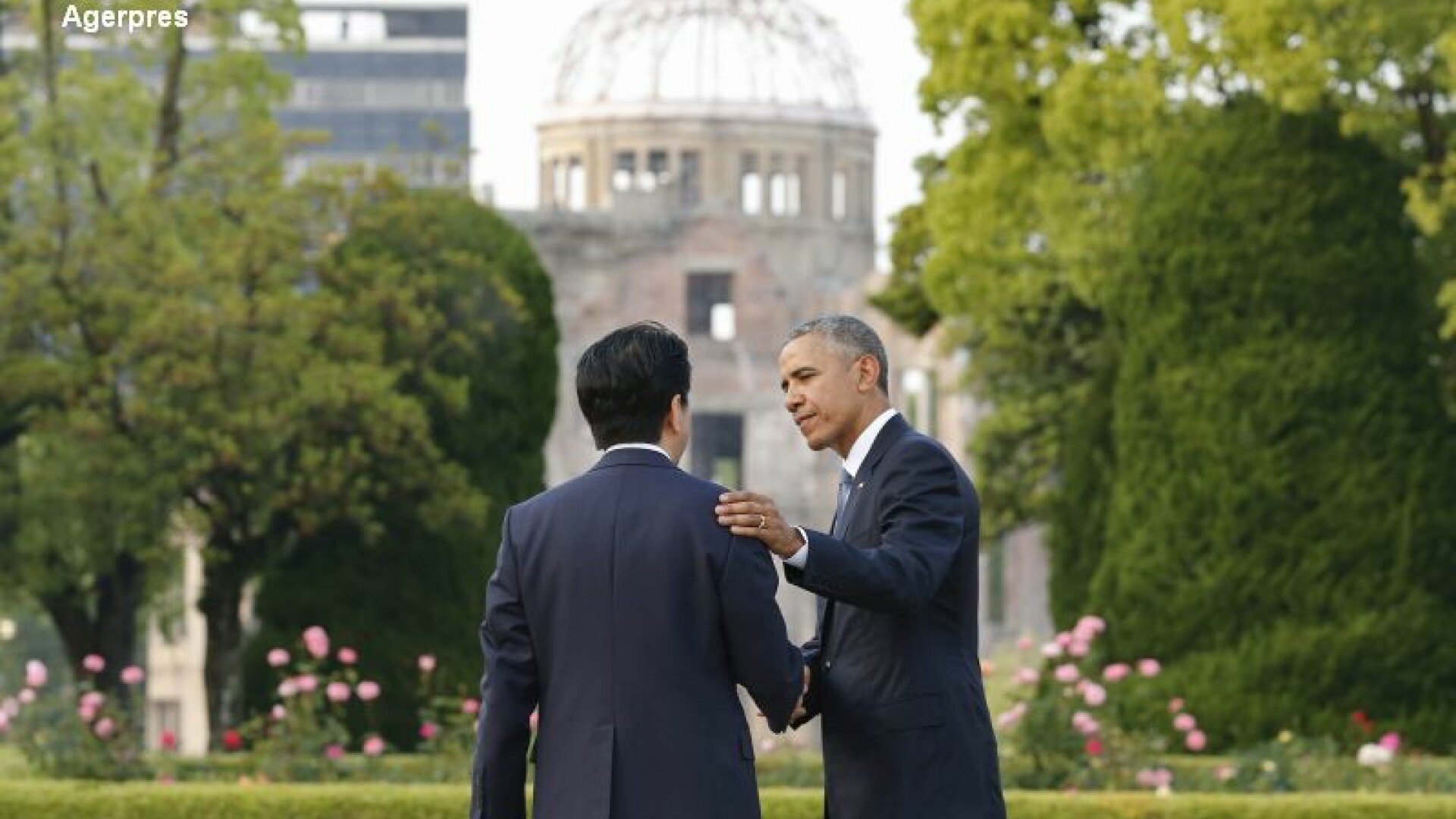 Shinzo Abe si Barack Obama