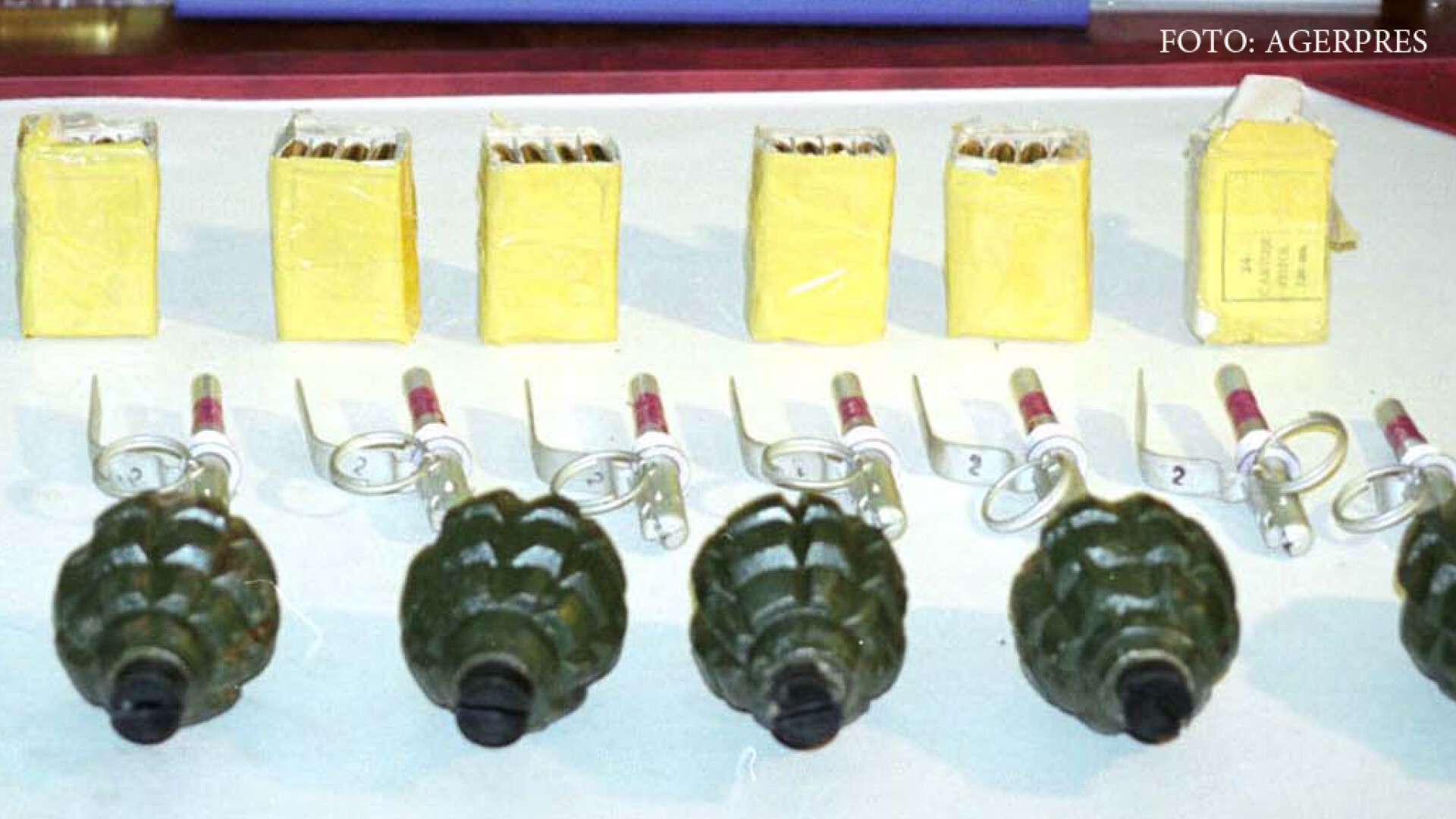 arsenalul confiscat de la Dragos Ciupercescu