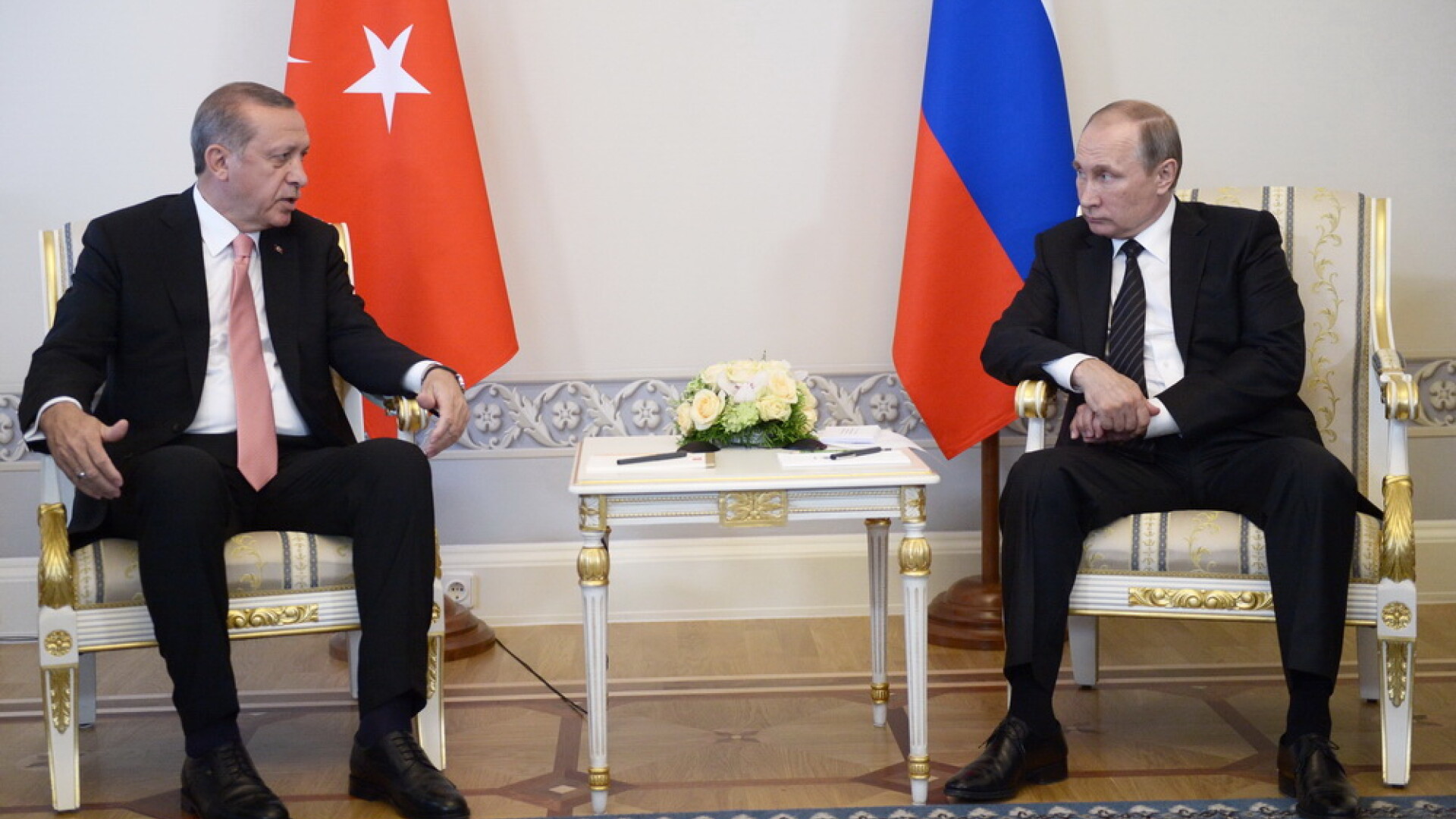 Recep Tayyip Erdogan, Vladimir Putin - Agerpres