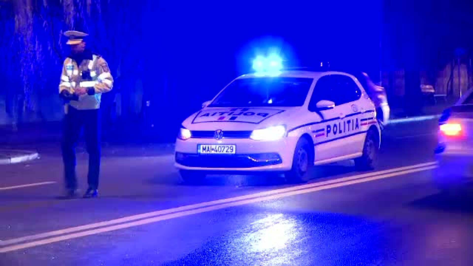 filtru de politie in Bucuresti, noaptea