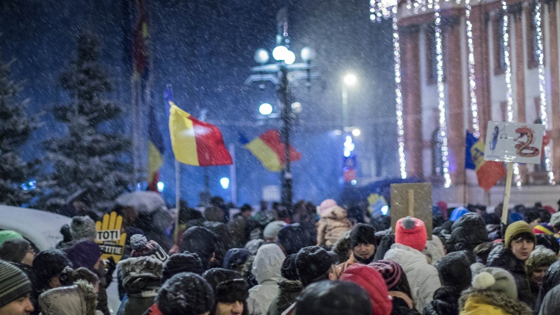protest la Brasov impotriva modificarii legilor justitiei