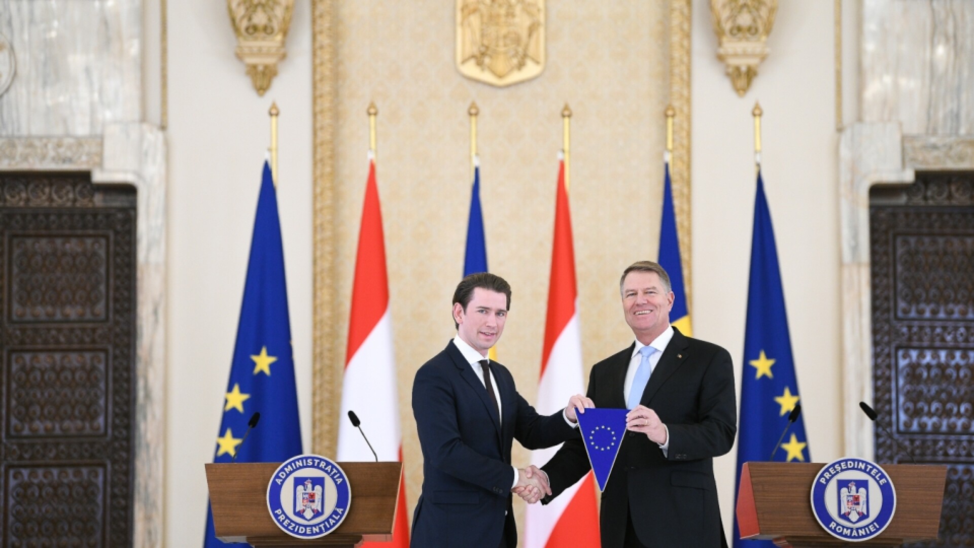 Sebastian Kurz, Klaus Iohannis