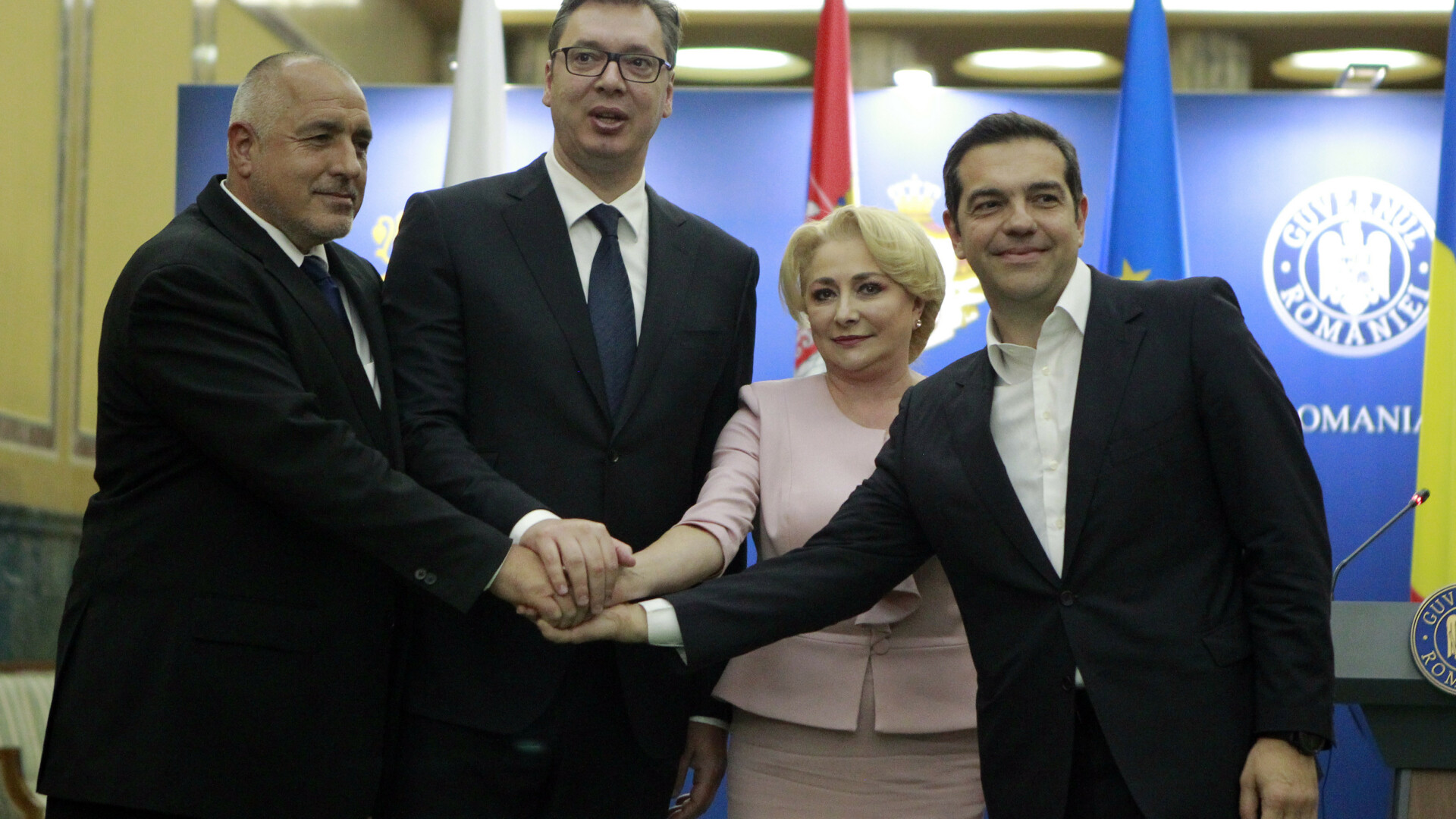 Boiko Borisov, Aleksandar Vucic, Viorica Dancila, Alexis Tsipras