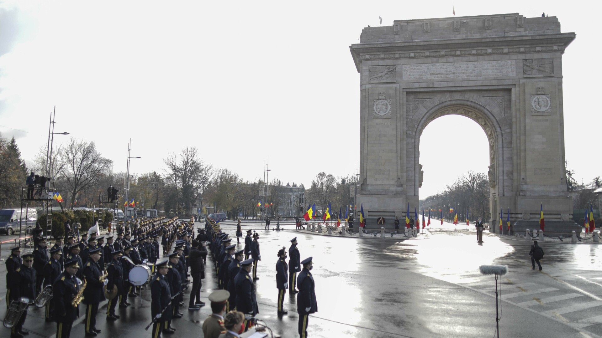 Festivități la Arcul de Triumf, cu ocazia Zilei Naționale a României