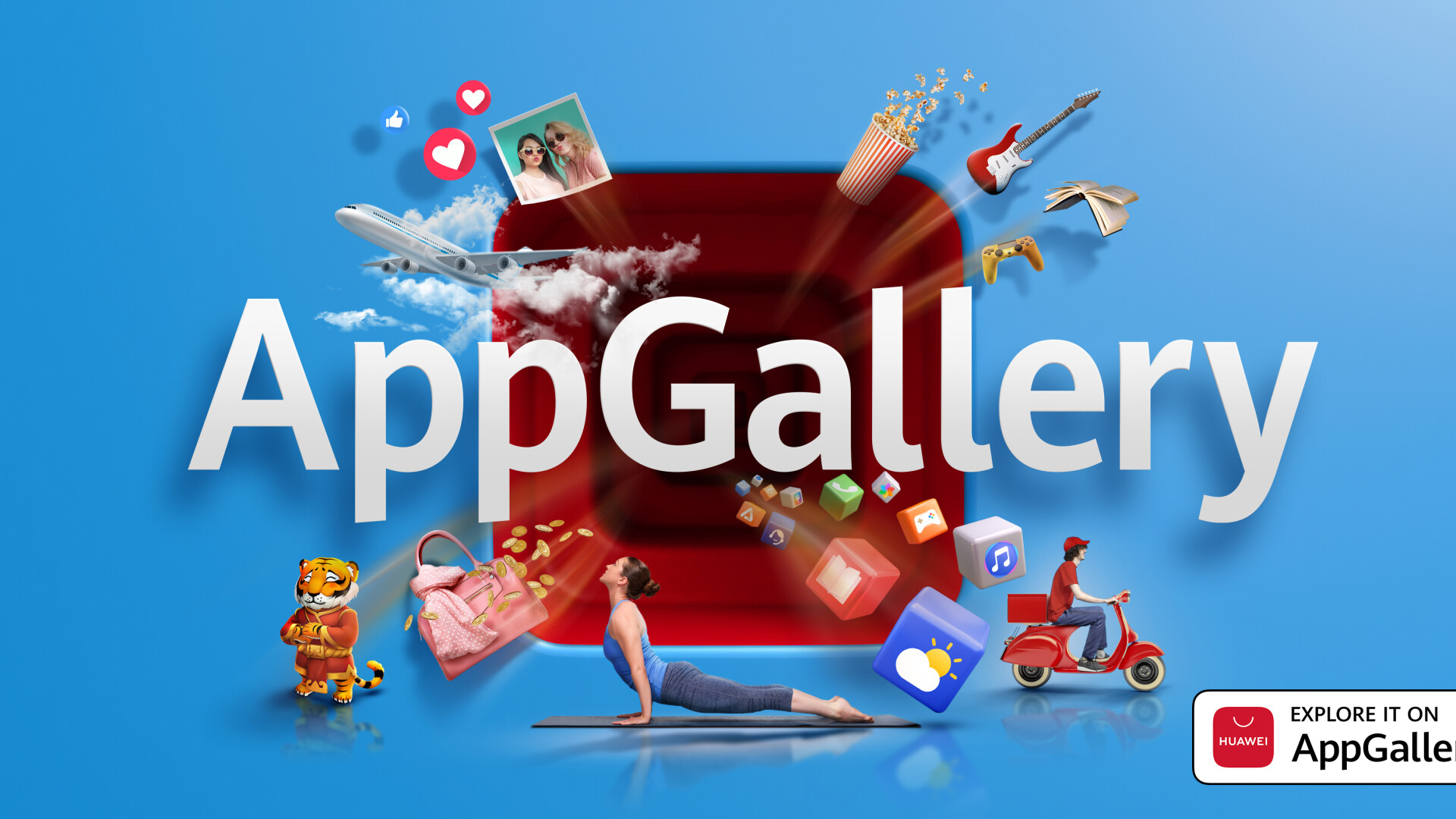 Magazinul de aplicații HUAWEI AppGallery poate fi instalat pe toate smartphone-urile cu Android. Aplicațiile personalizate