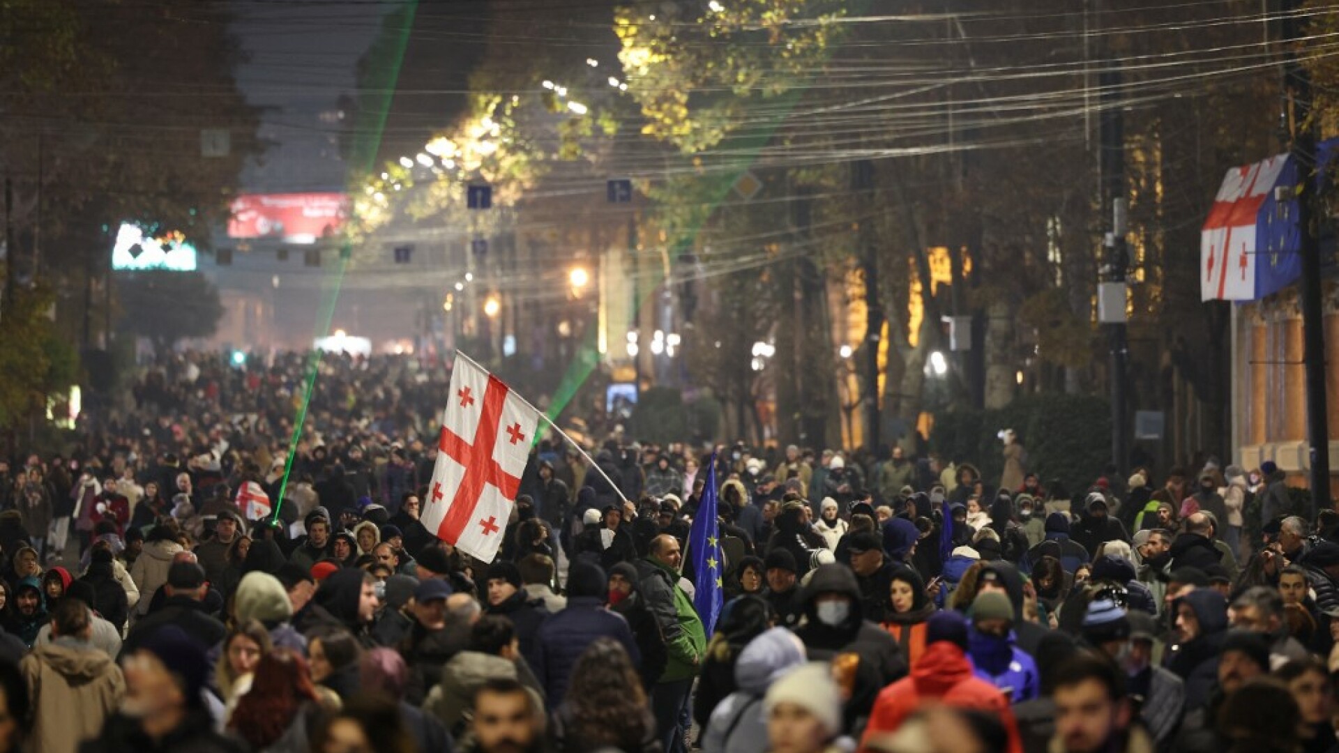 proteste tbilisi 2024