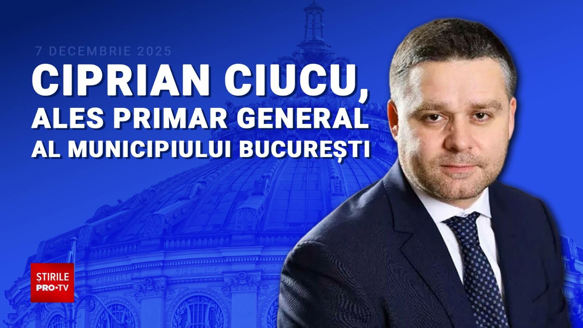 Ciprian Ciucu, primarul ales al Capitalei