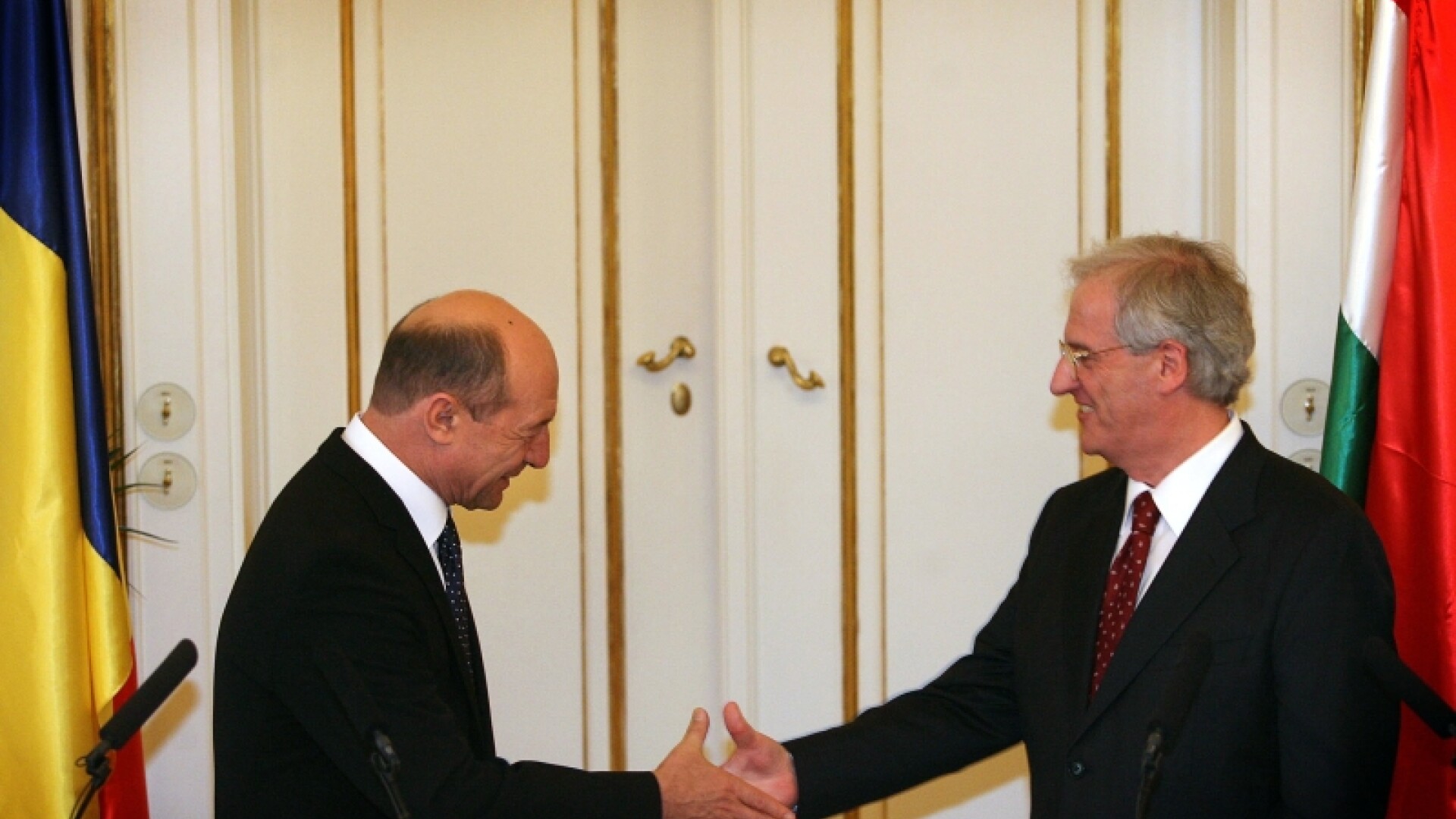 Traian Basescu si Laszlo Solyom
