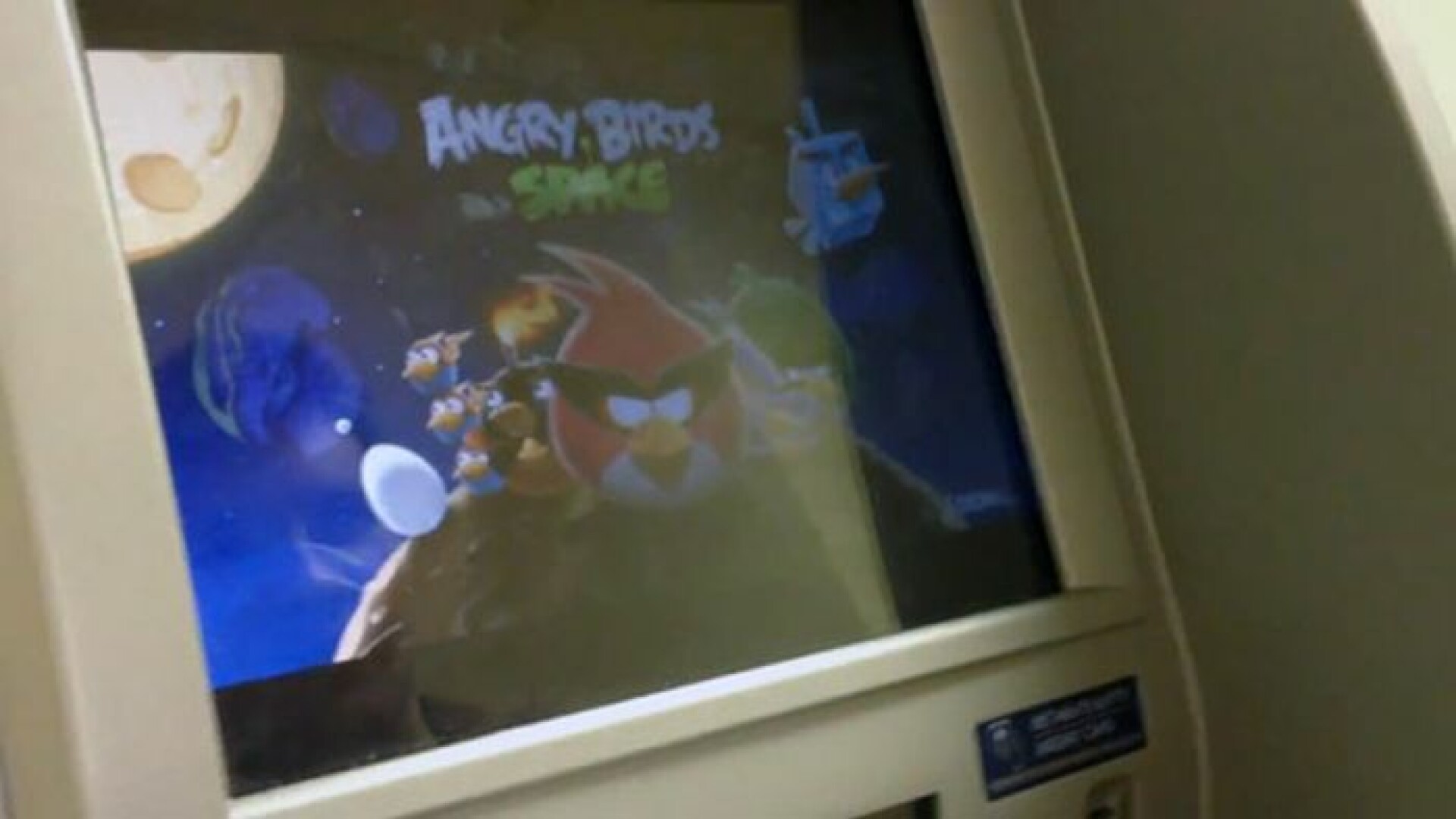 angry birds ATM