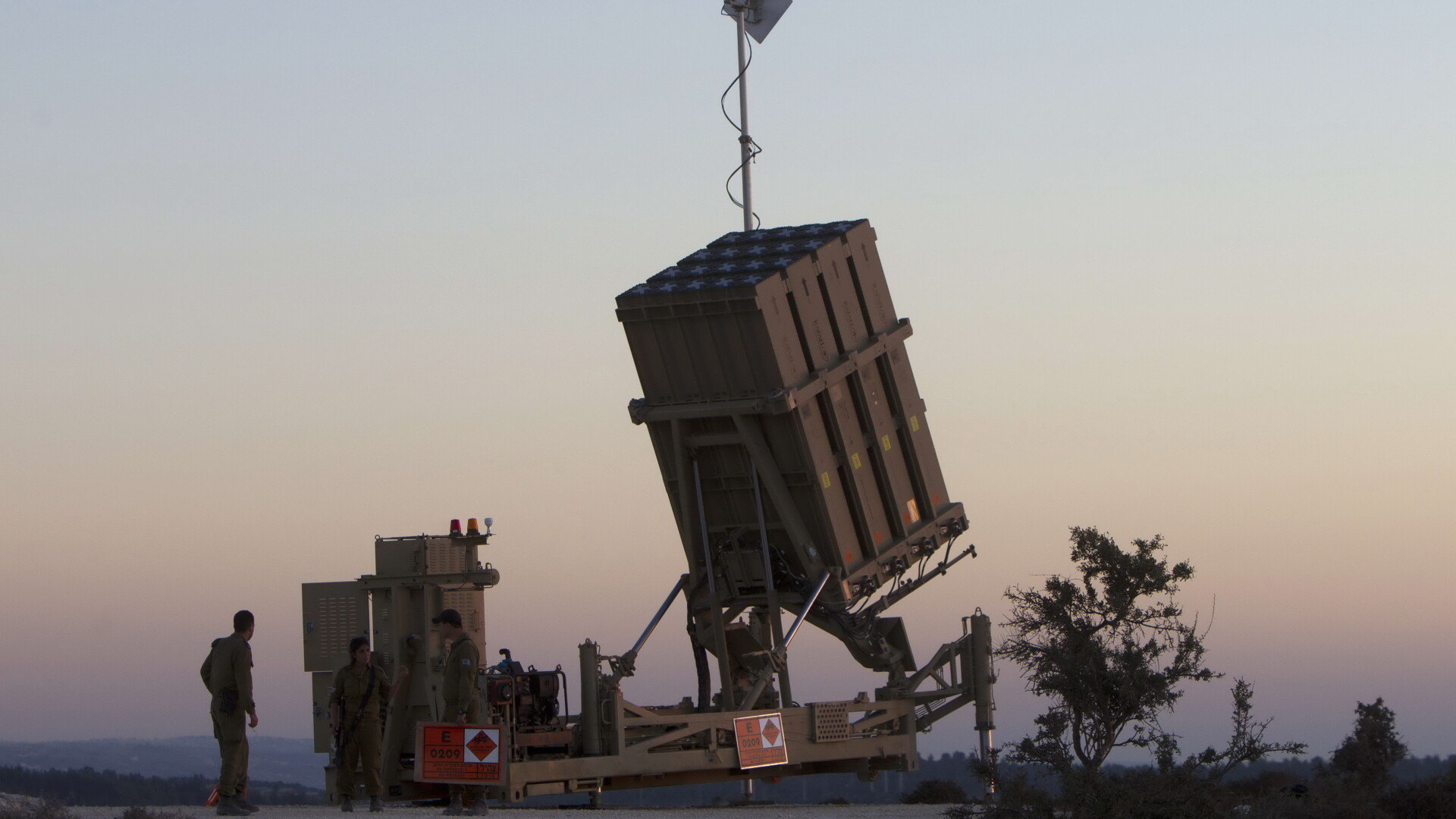 Lansator israelian de rachete care face parte din Iron Dome