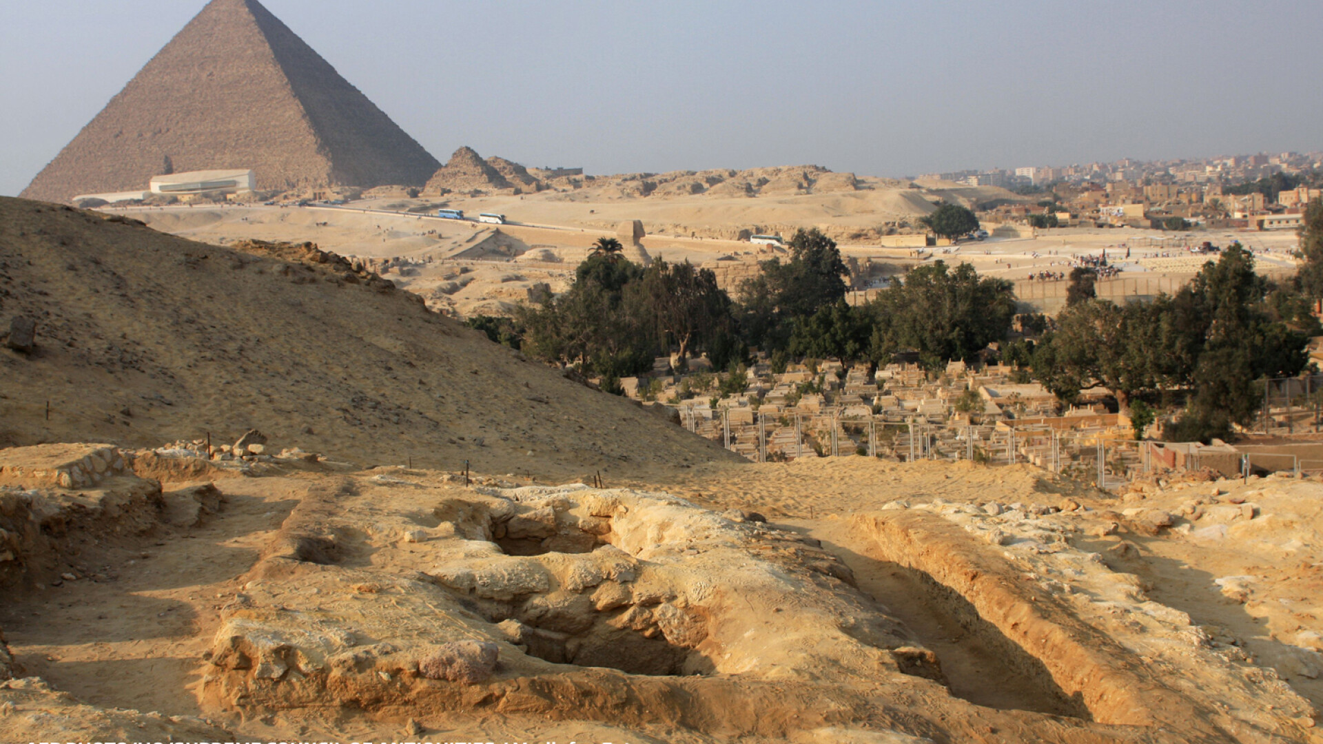 marea piramida a lui Cheops Egipt morminte