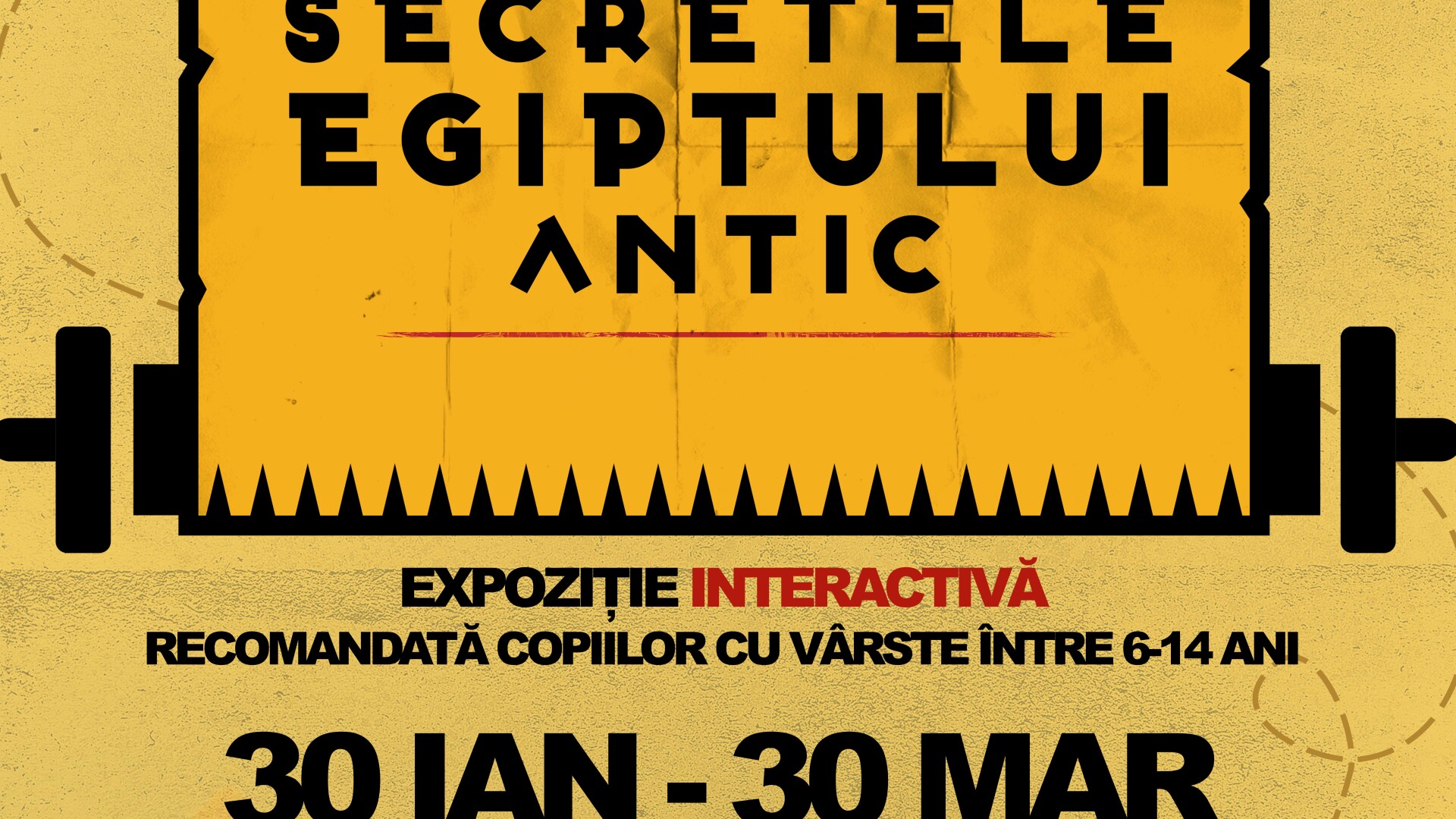 Secretele Egiptului Antic. Cea mai mare expozitie interactiva pentru copii la Cluj-Napoca