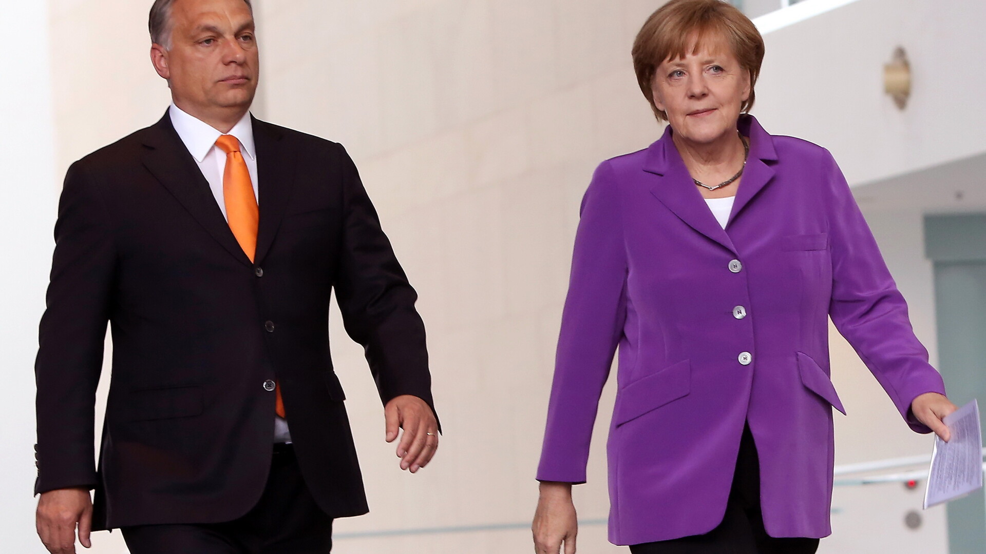 Viktor Orban, Angela Merkel