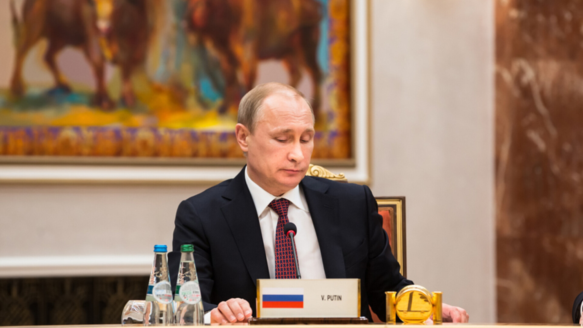 Vladimir Putin la Minsk