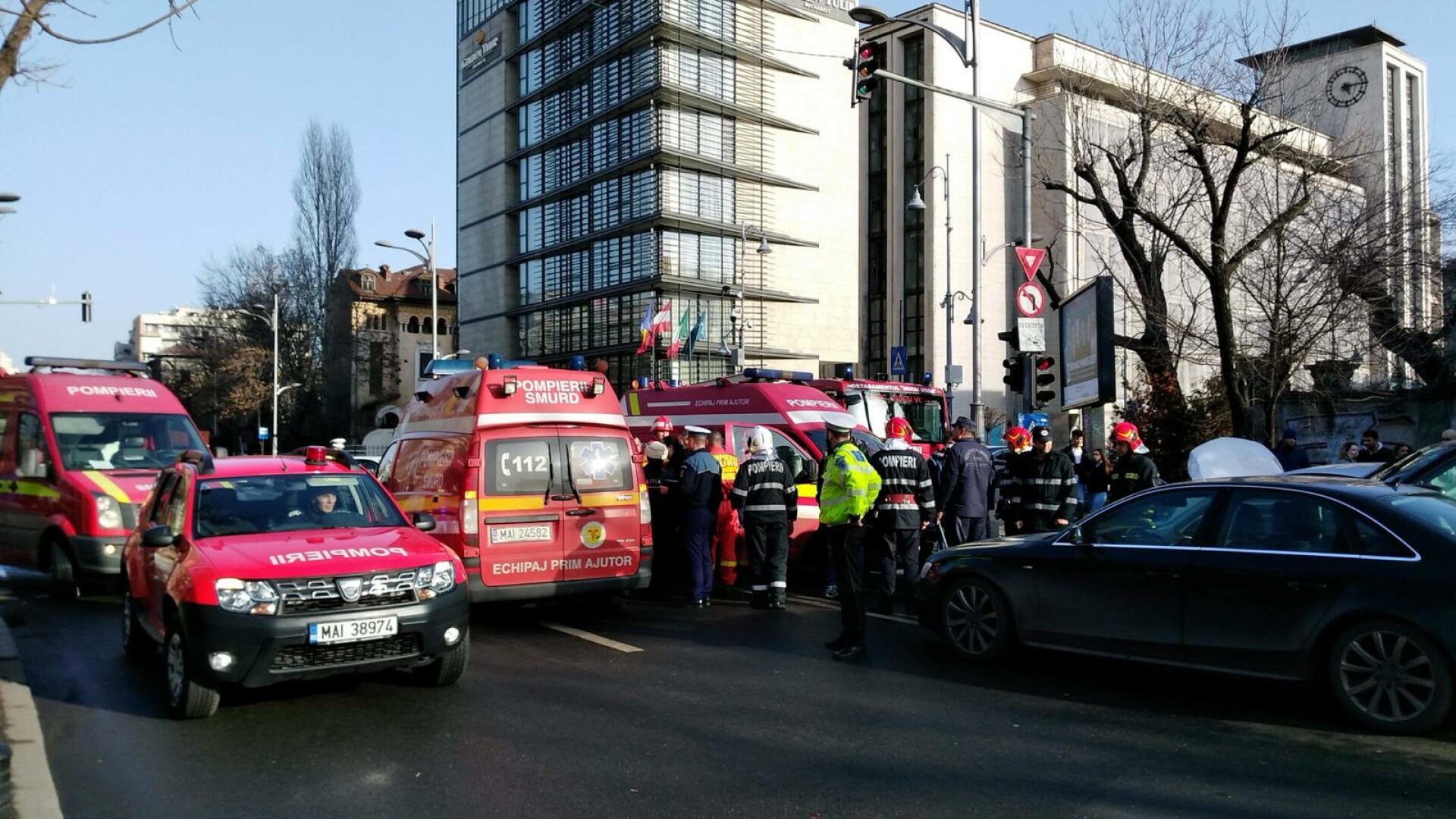 accident in Bucuresti