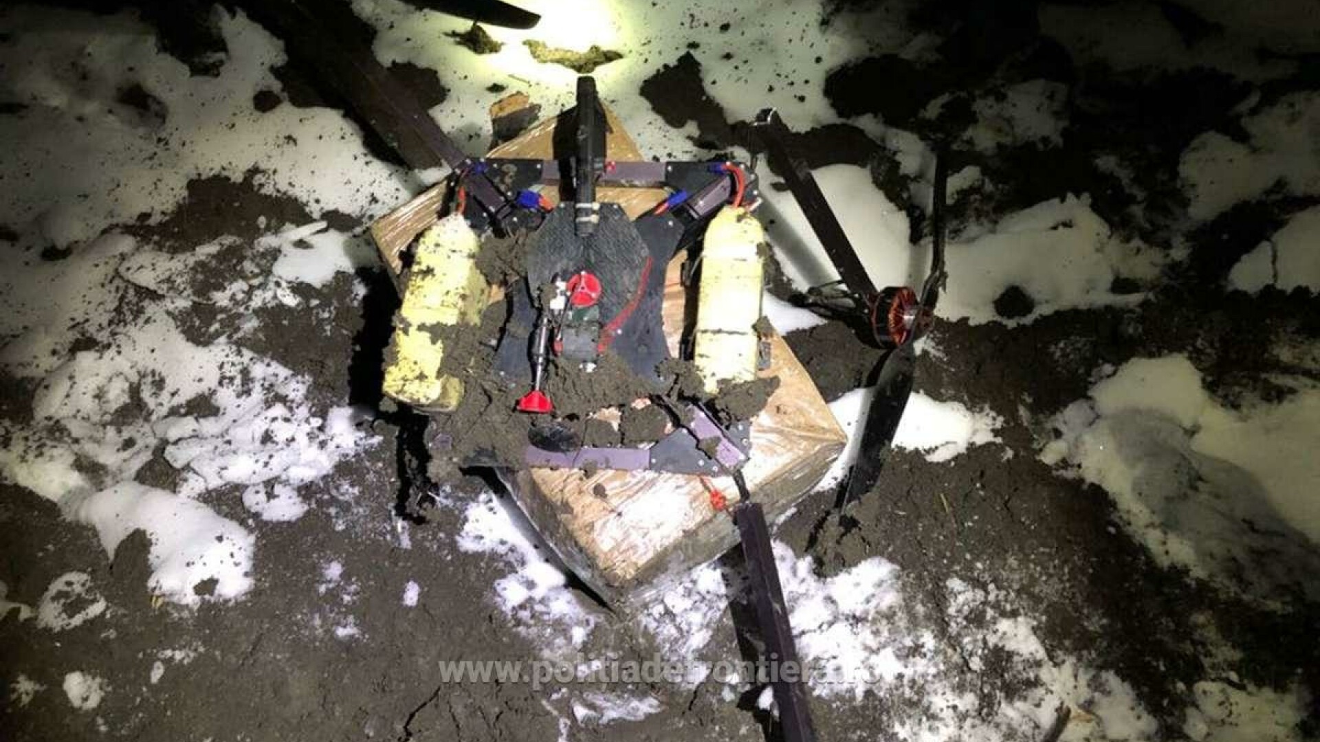 contrabanda de tigari cu drona