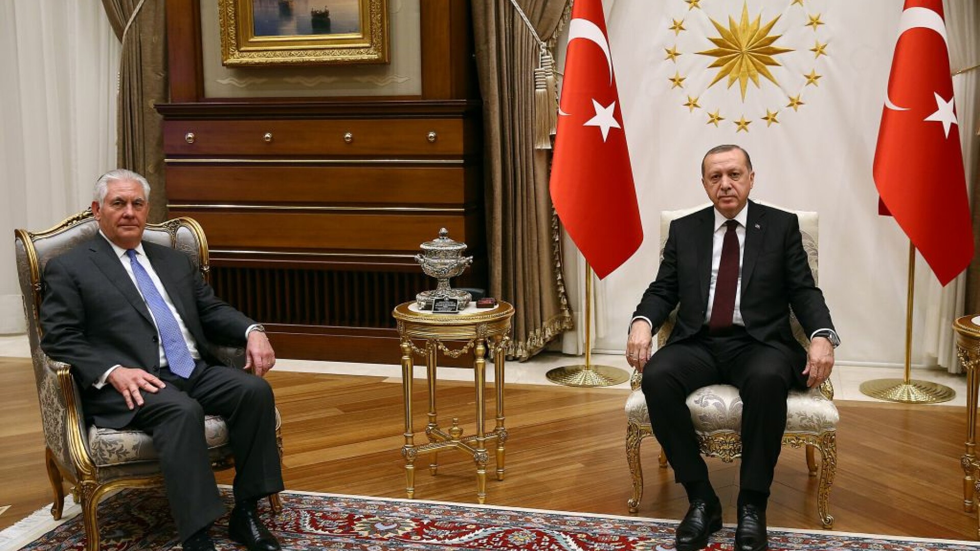 Rex Tillerson si Recep Tayyip Erdogan