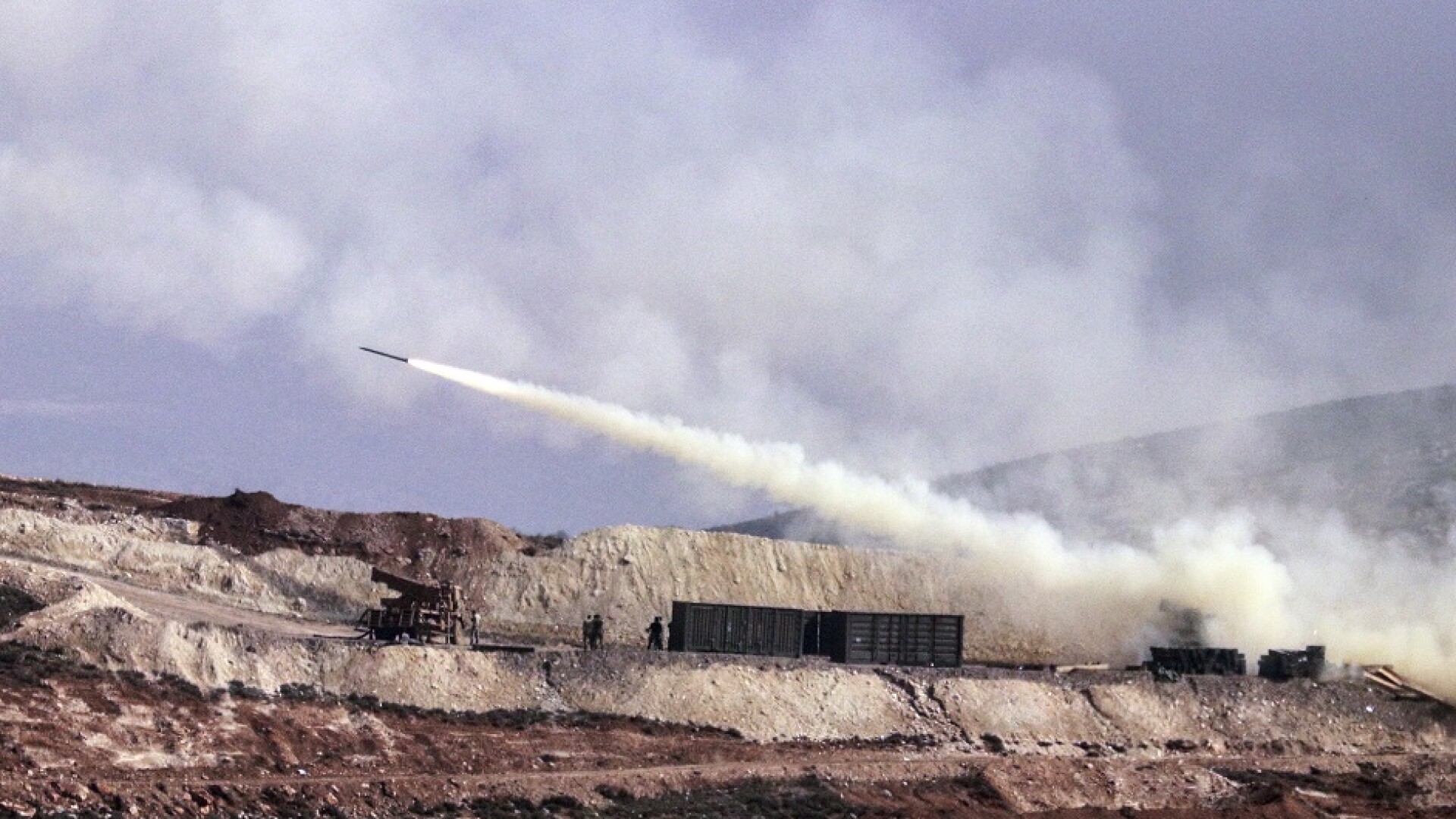 atac cu rachete al armatei turce in Afrin