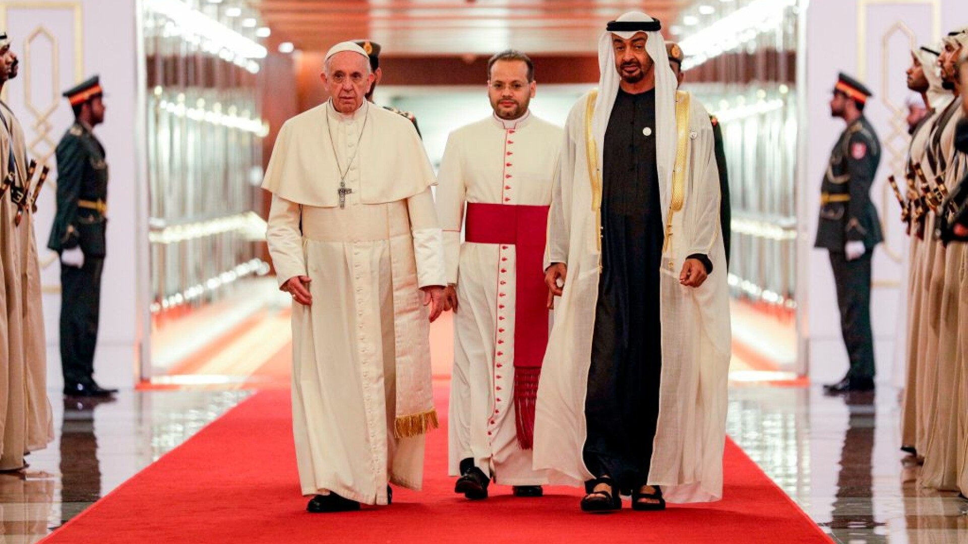 Papa Francisc, într-o vizită istorică în Emiratele Arabe Unite
