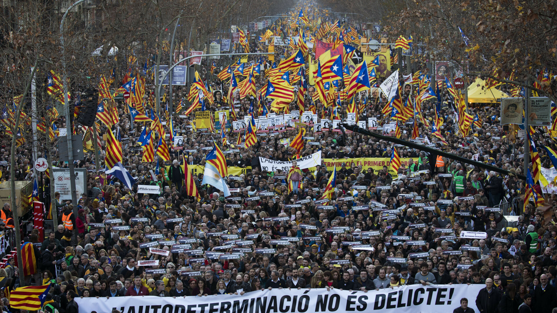 proteste in Barcelona