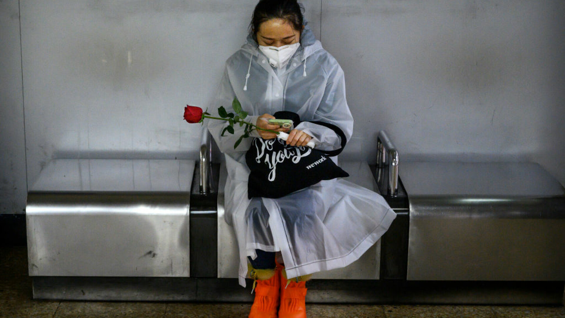 Valentine' s Day în China, în plină epidemie de coronavirus