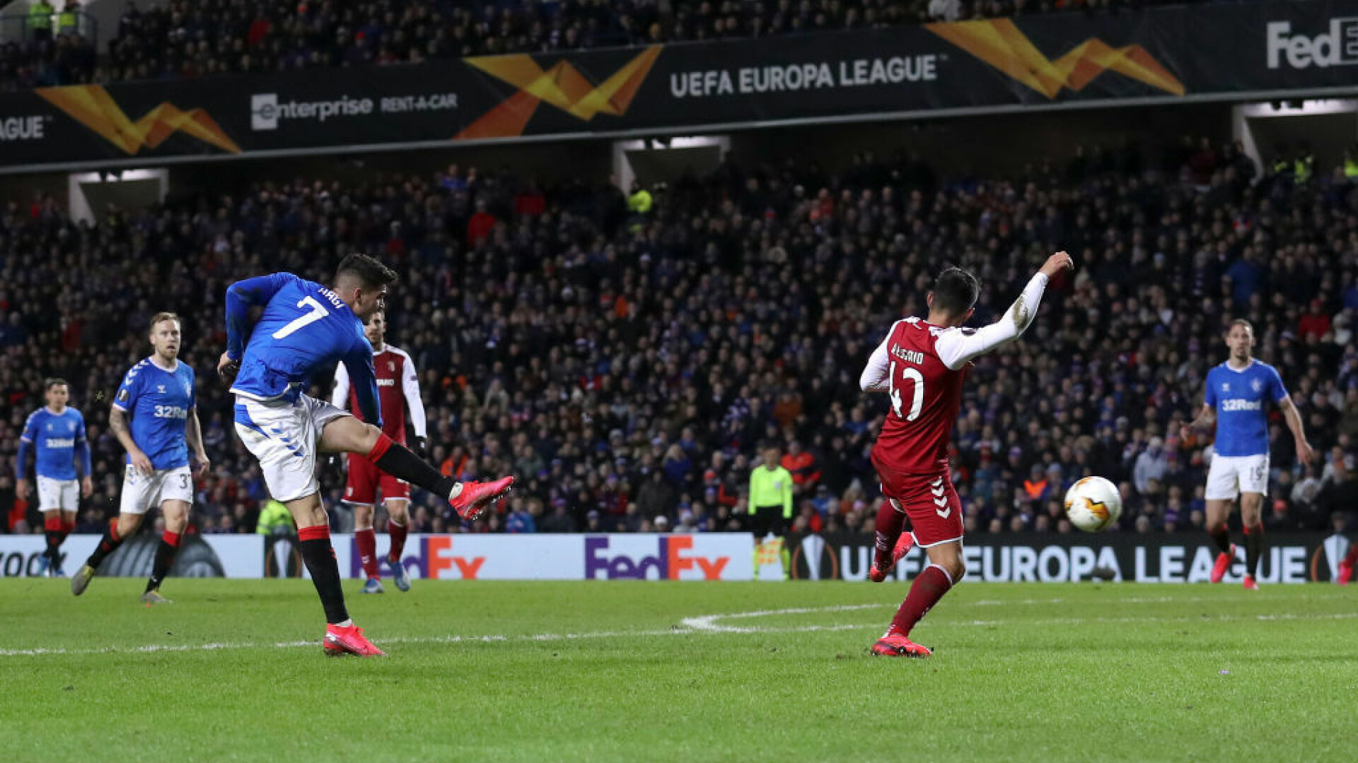 Ianis Hagi, eroul meciului Glasgow Rangers - Sporting Braga - 2
