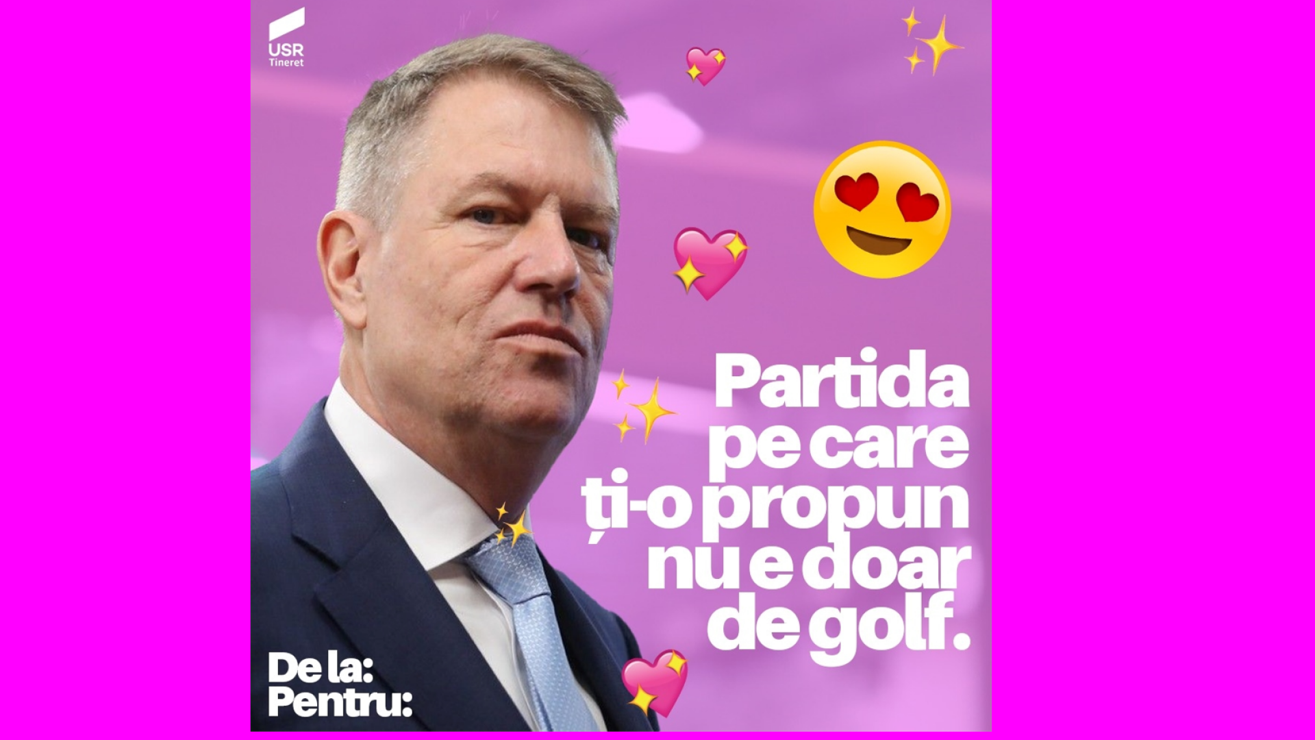 Klaus Iohannis, USR