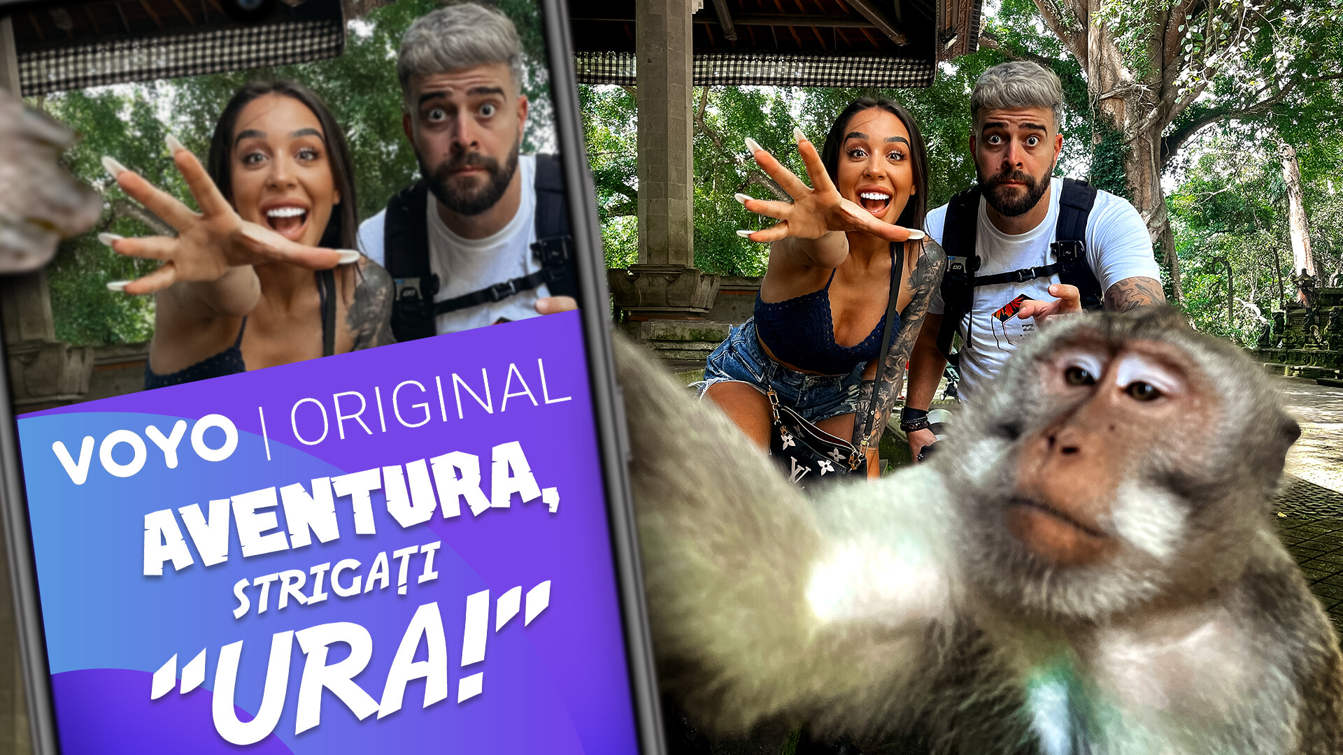 VOYO prezintă ”Aventura, strigați ura!” - un show digital neașteptat, plin de adrenalină și suspans, cu Speak și Ștefania