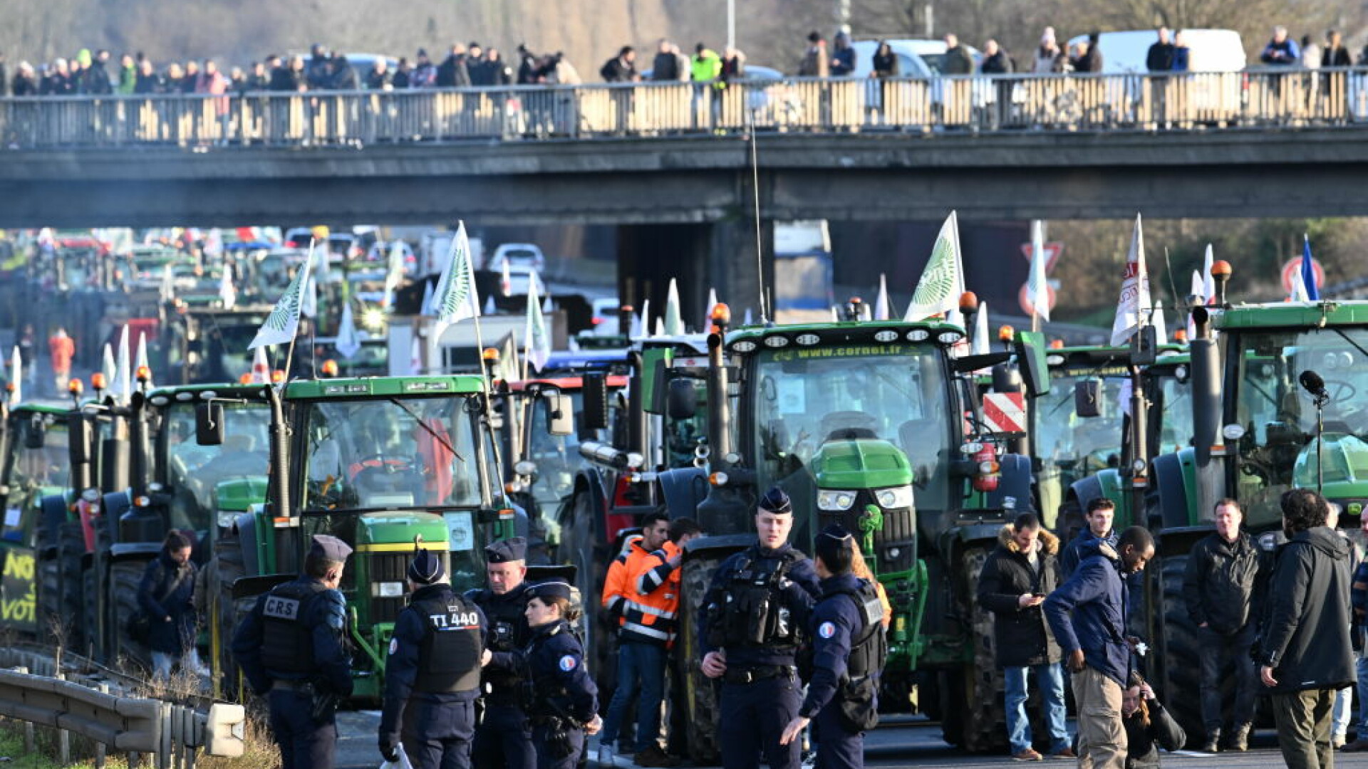 protest fermieri franta