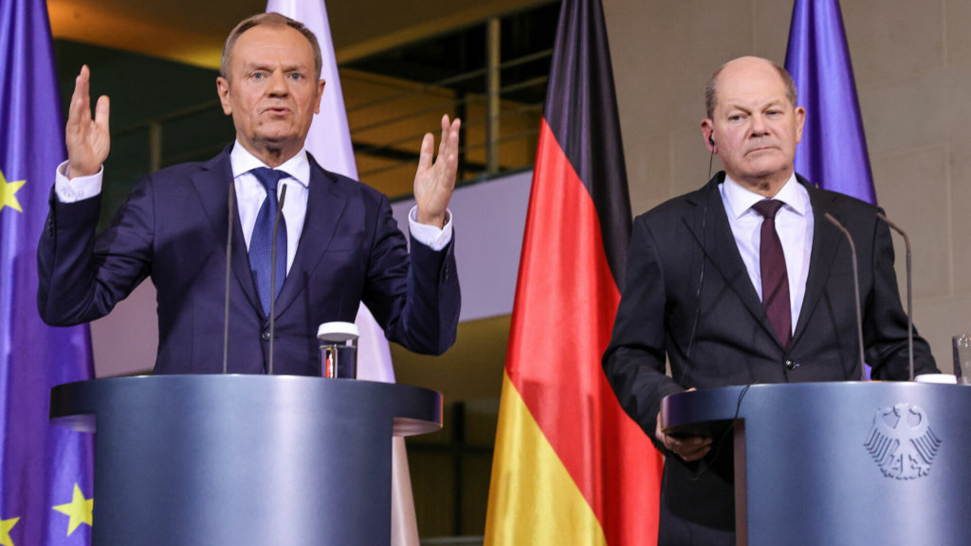 donald tusk, olaf scholz