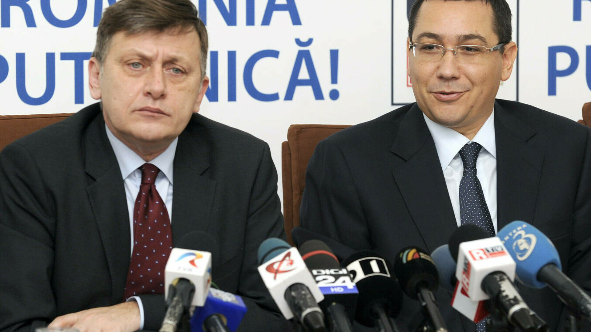 Victor Ponta, Crin Antonescu