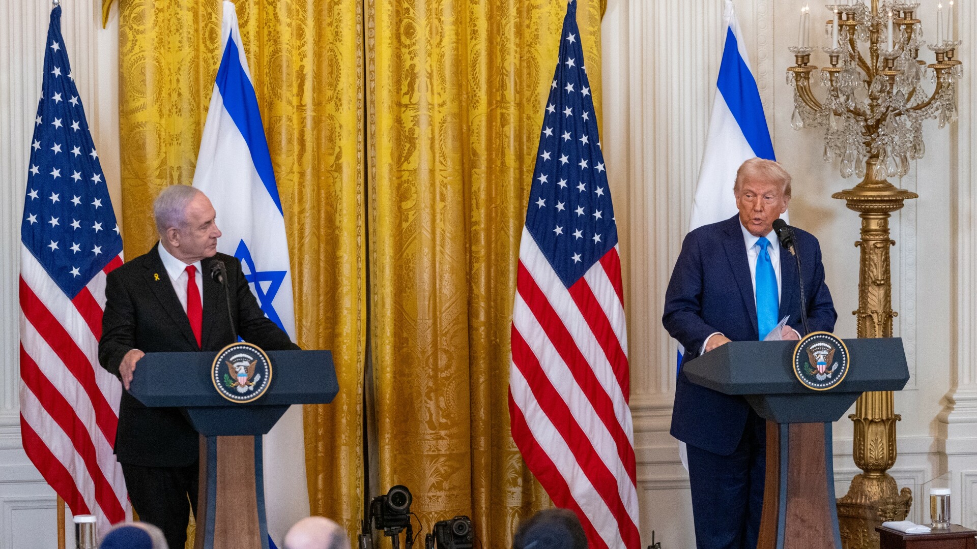 Donald Trump si Benjamin Netanyahu