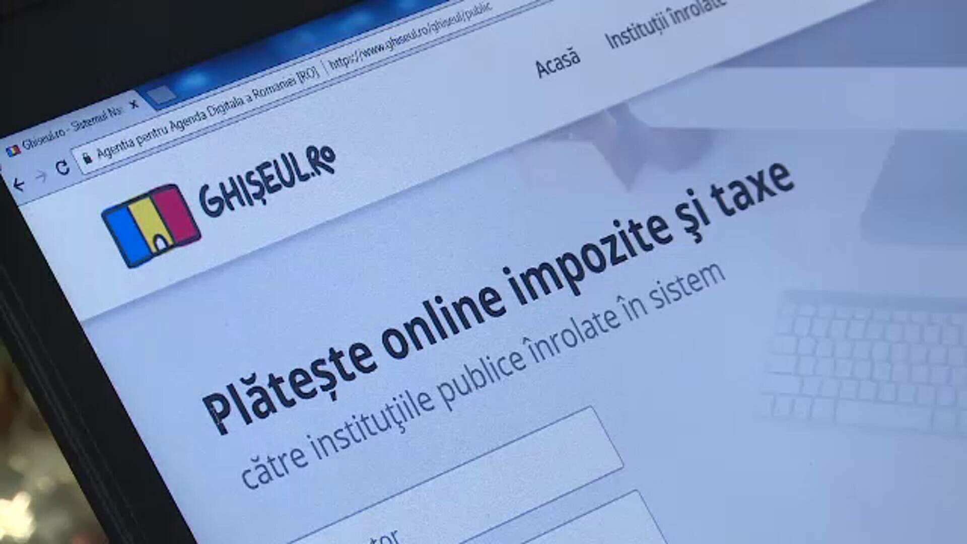Platforma de plată a taxelor și impozitelor, Ghișeul.ro, nu funcționează: ”Serviciul nu este disponibil”