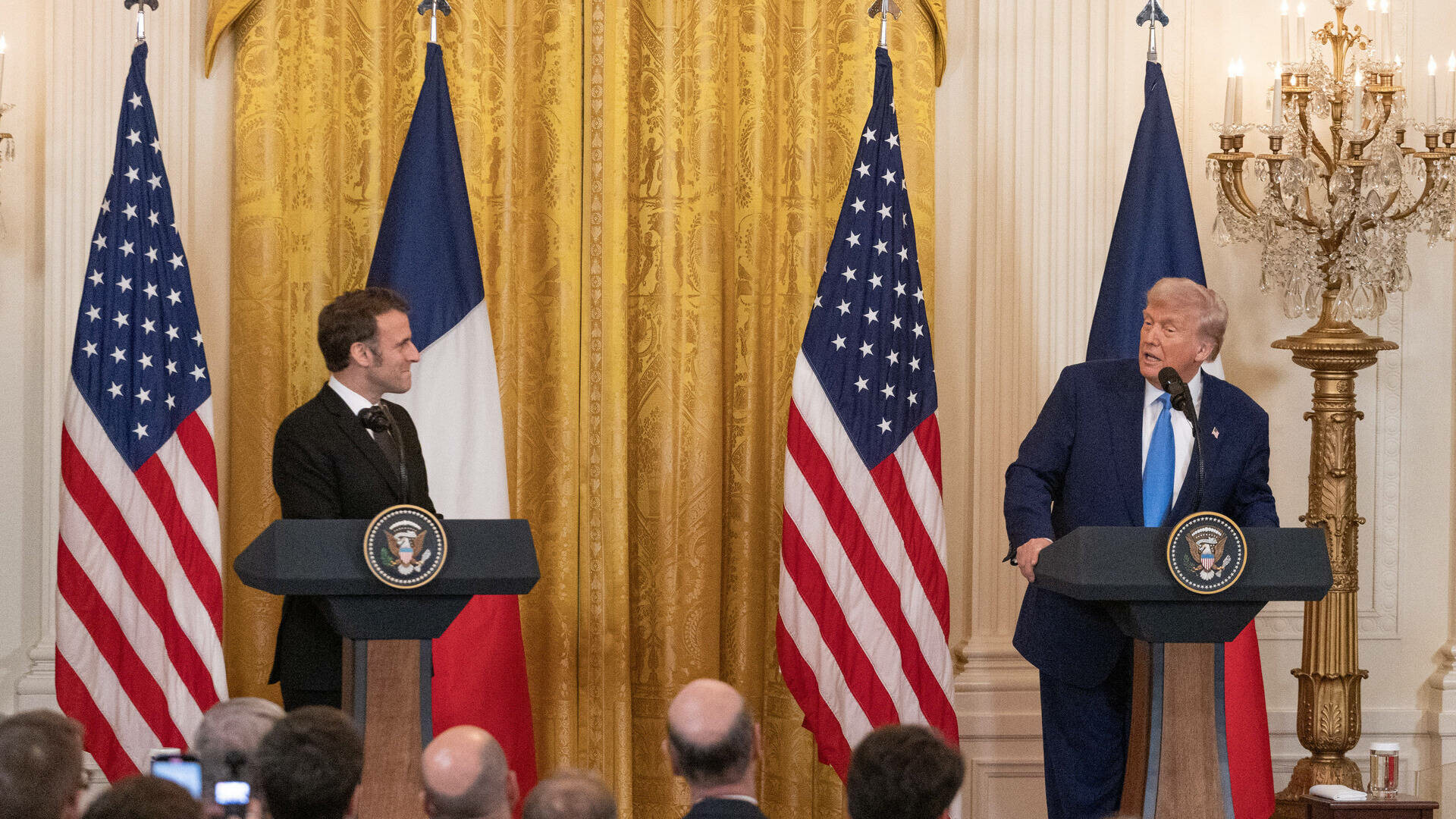 Emmanuel Macron, Donald Trump, Casa Alba,