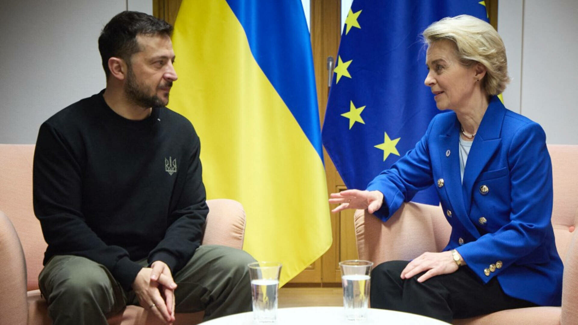 volodimir zelenski, ursula von der leyen