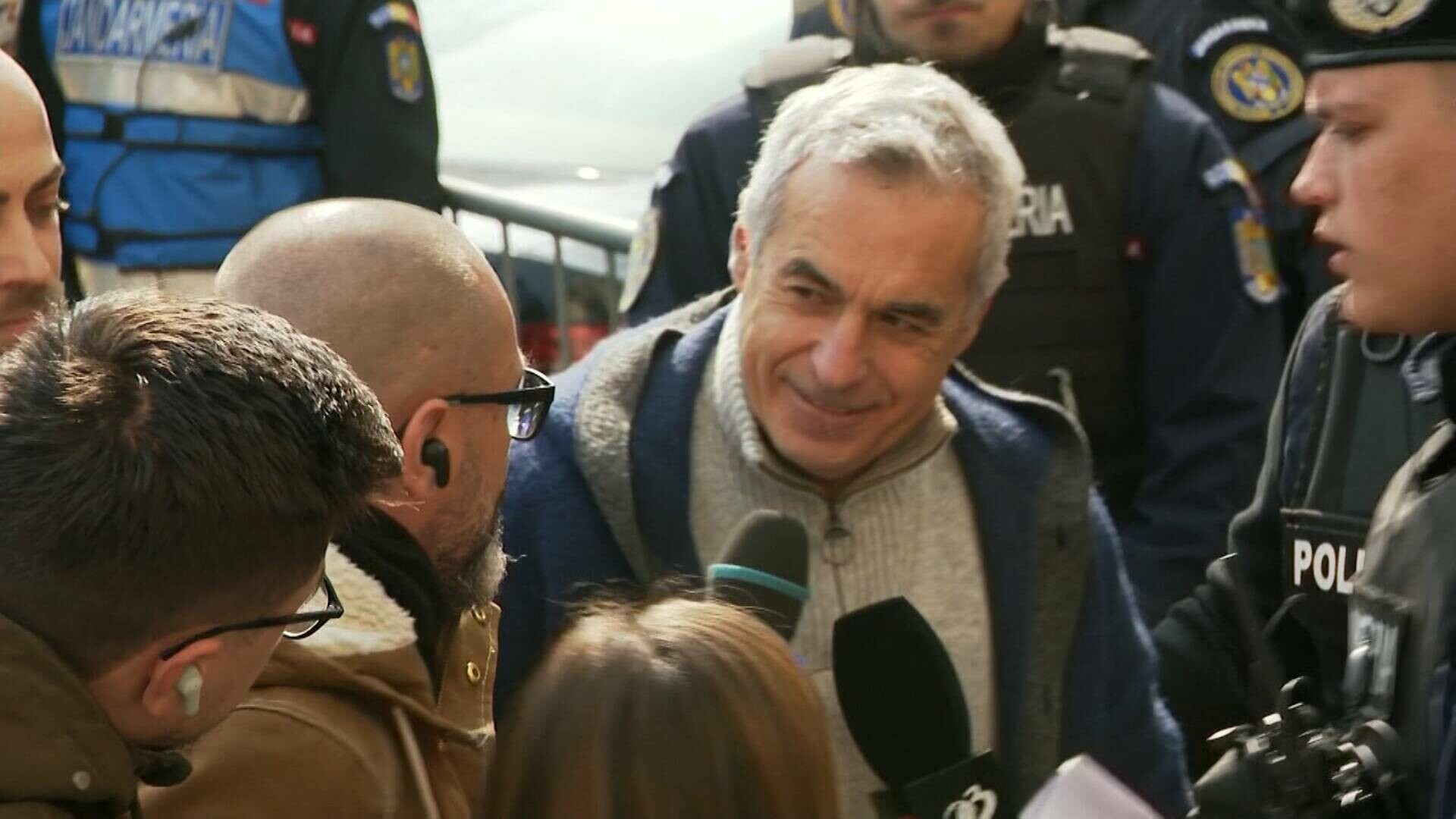 Calin Georgescu, politie, parchet