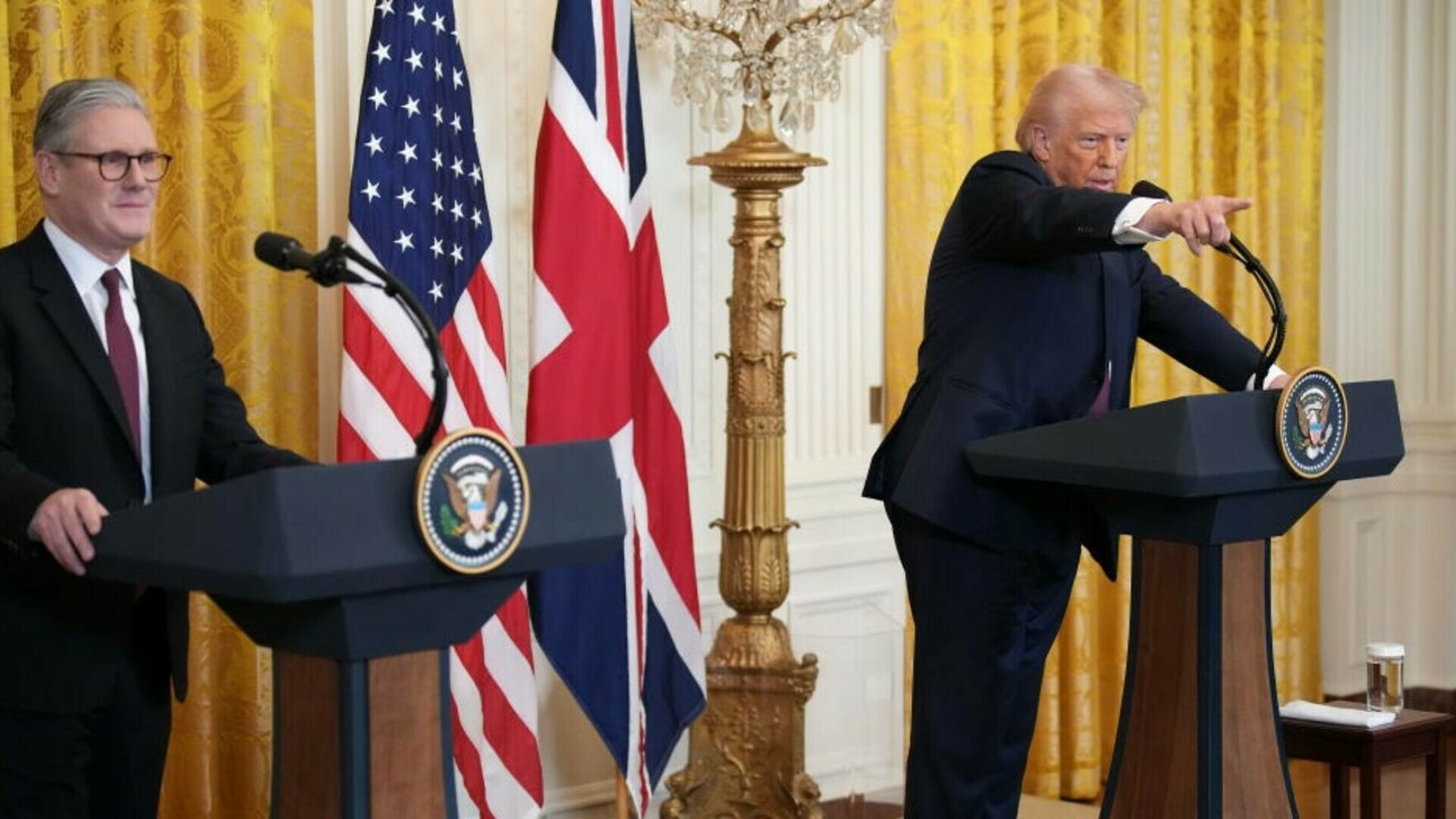 Donald Trump și Keir Starmer