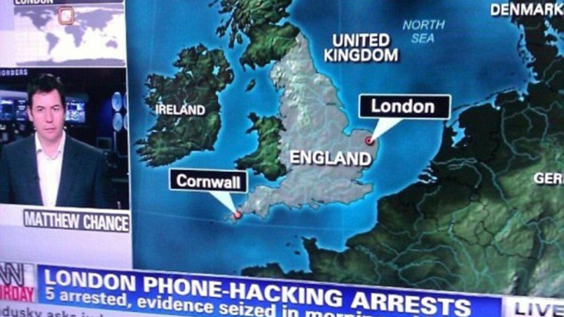harta CNN, cu Londra localizata gresit