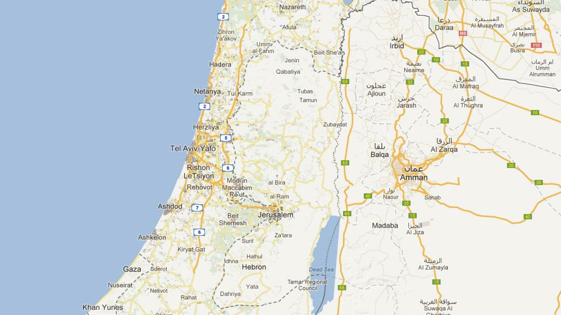 palestina google maps