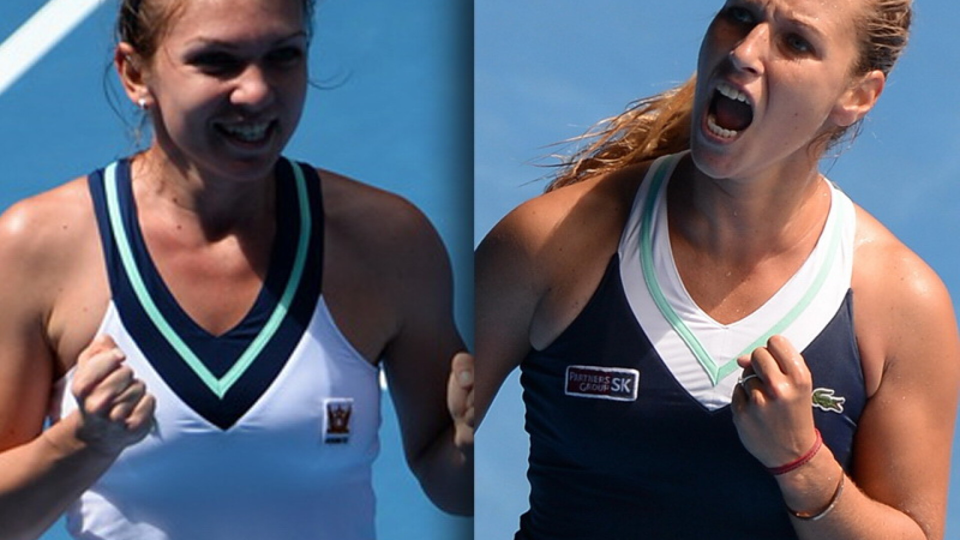 Simona Halep si Dominika Cibulkova