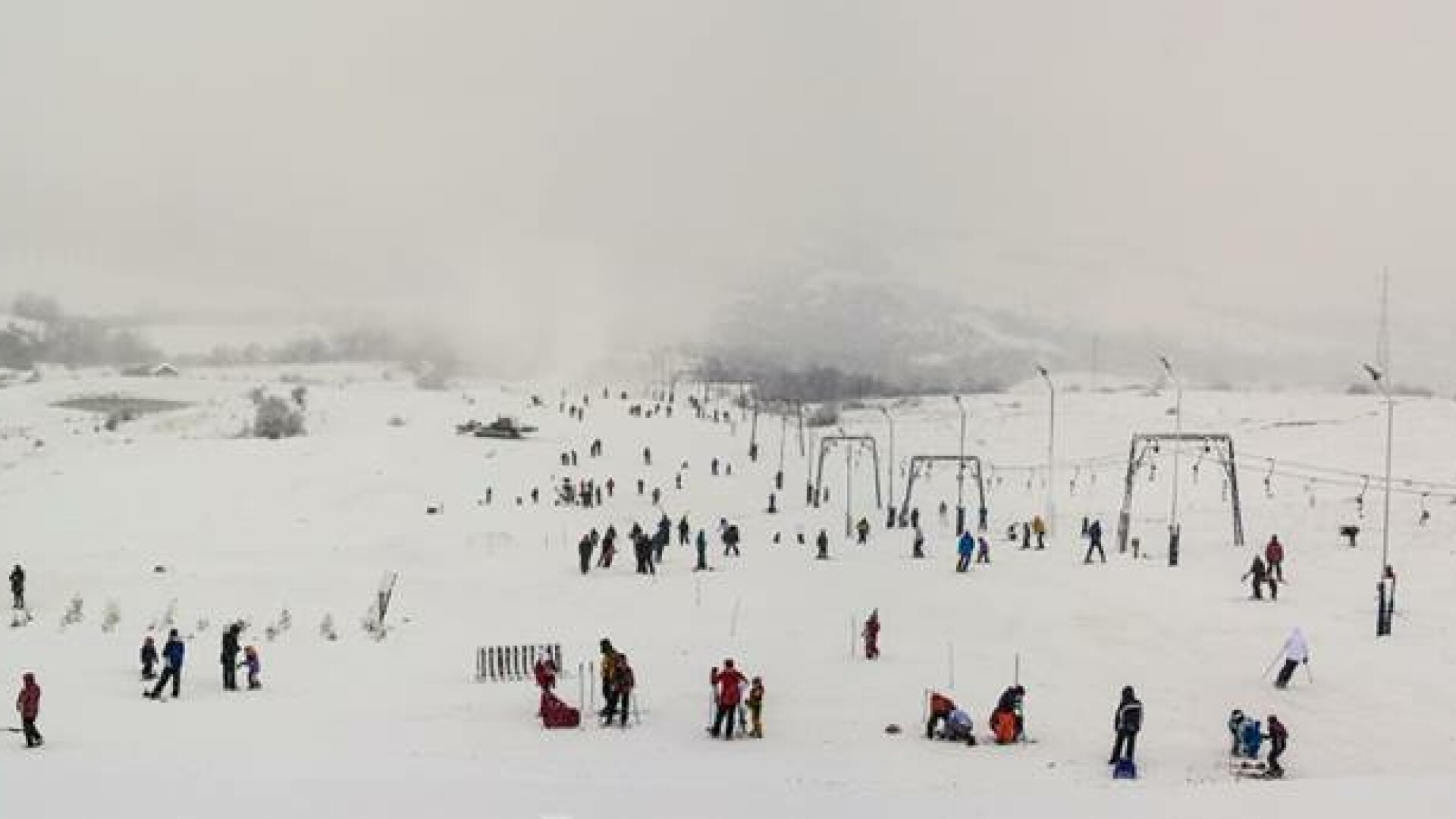 partie de schi, Feleac